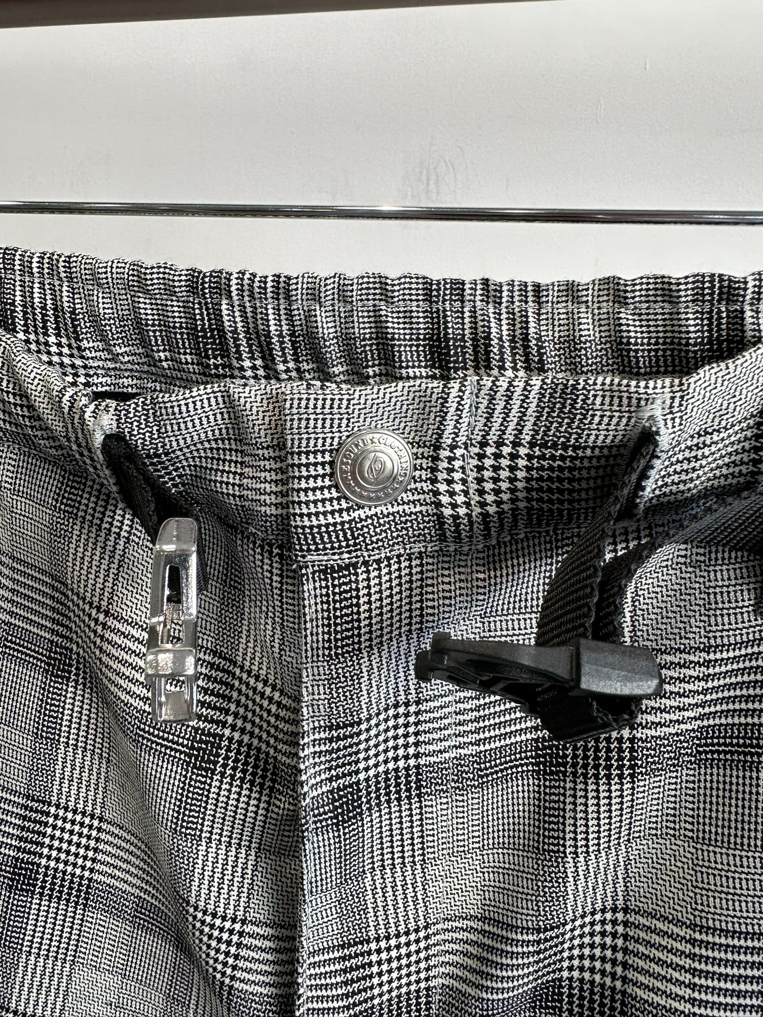 PAT TIGHT EASY PANTS / RC31-ST-037 / ベルト付きイージーパンツ / グレンチェック