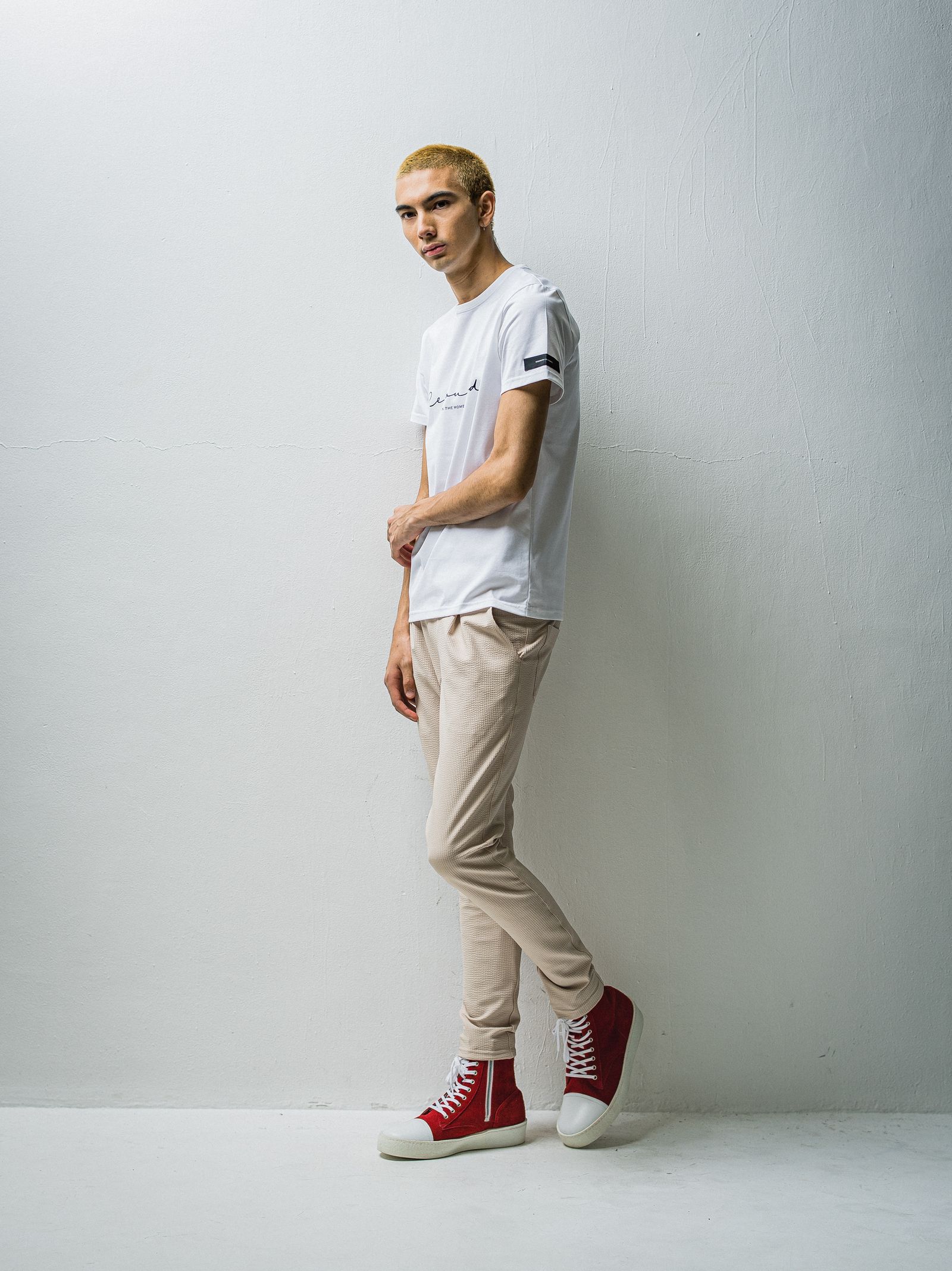 CHRIS EASY TUCK PANTS / RC27-ST-016T / シアサッカーイージータックパンツ / ベージュ