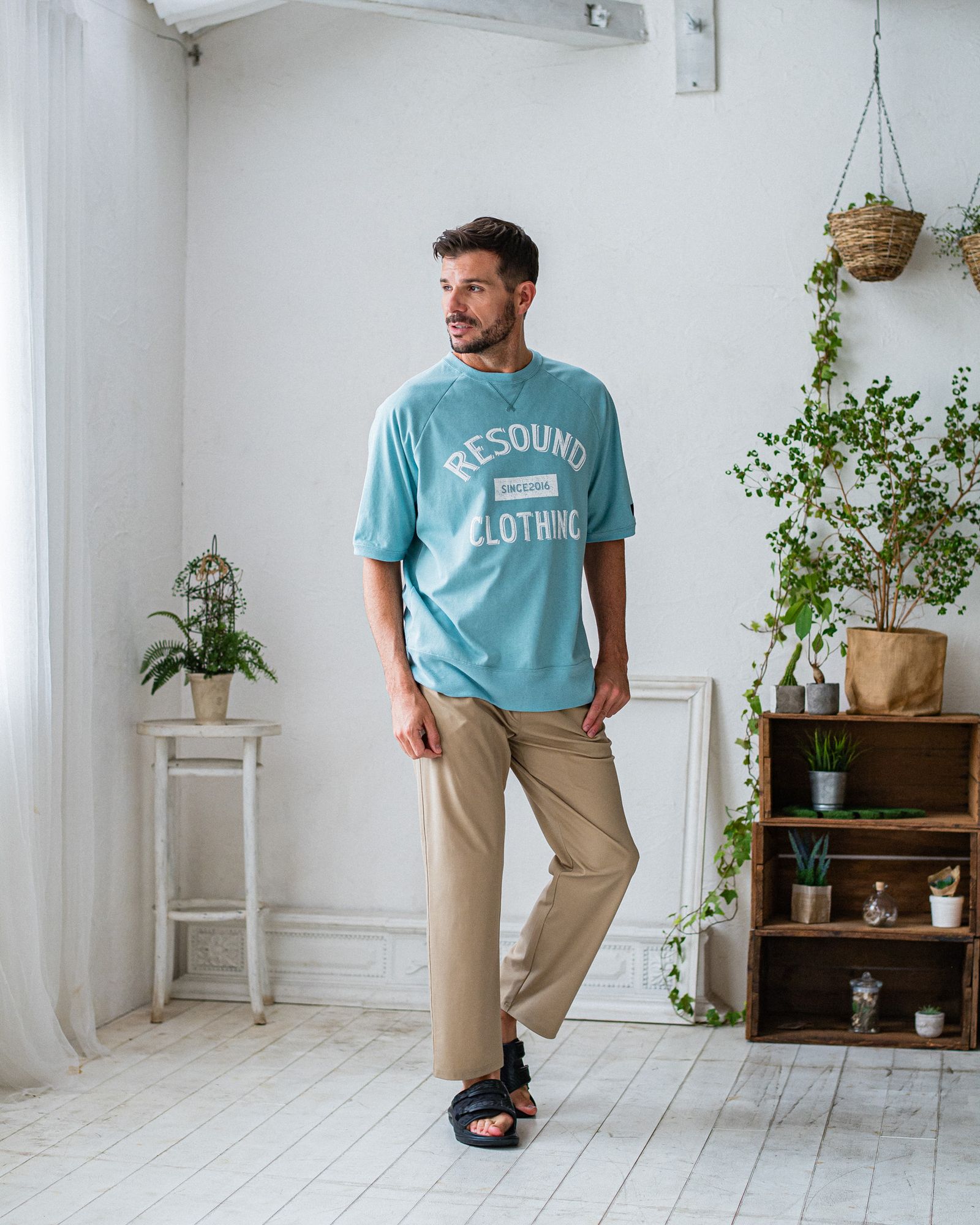 CHRIS EASY WIDE TUCK PANTS / RC32-ST-016WT / ワイドタックパンツ / ベージュ