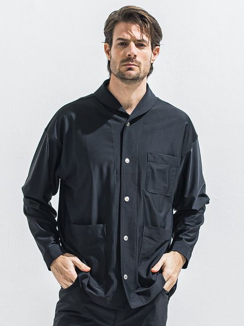 RUSH CAVER ALL / RC40-JK-002 / ラッシュガードカバーオール / ブラック (5月中旬入荷予定)