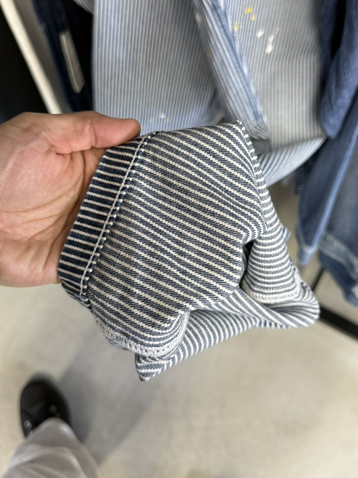 WK PT / RC41-ST-042 / ワンタックワークデニムパンツ / ヒッコリー (8月中旬入荷予定)