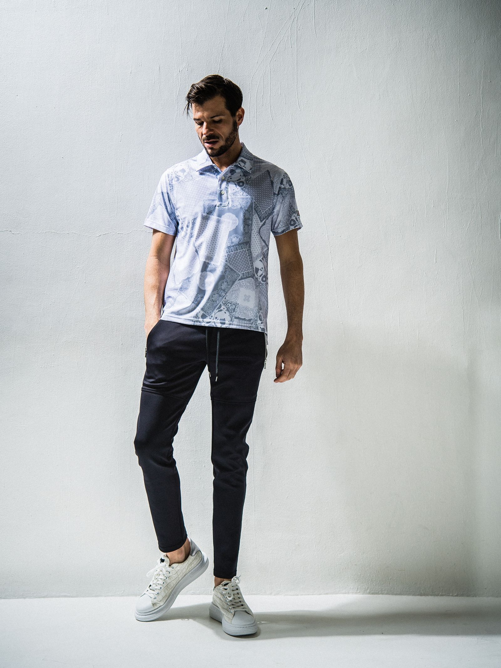 PAISELY RUSH POLO / RC24-T-014 / ラッシュガードポロシャツ ※
