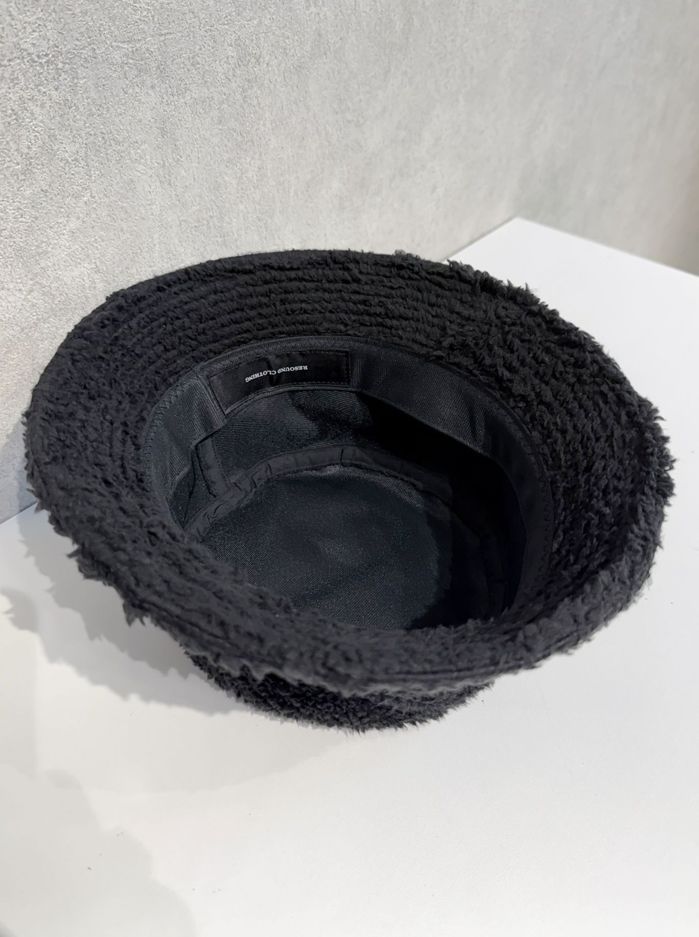 BOA BUCKET HAT / RC38-CAP-002 / ボアバケットハット / ブラック