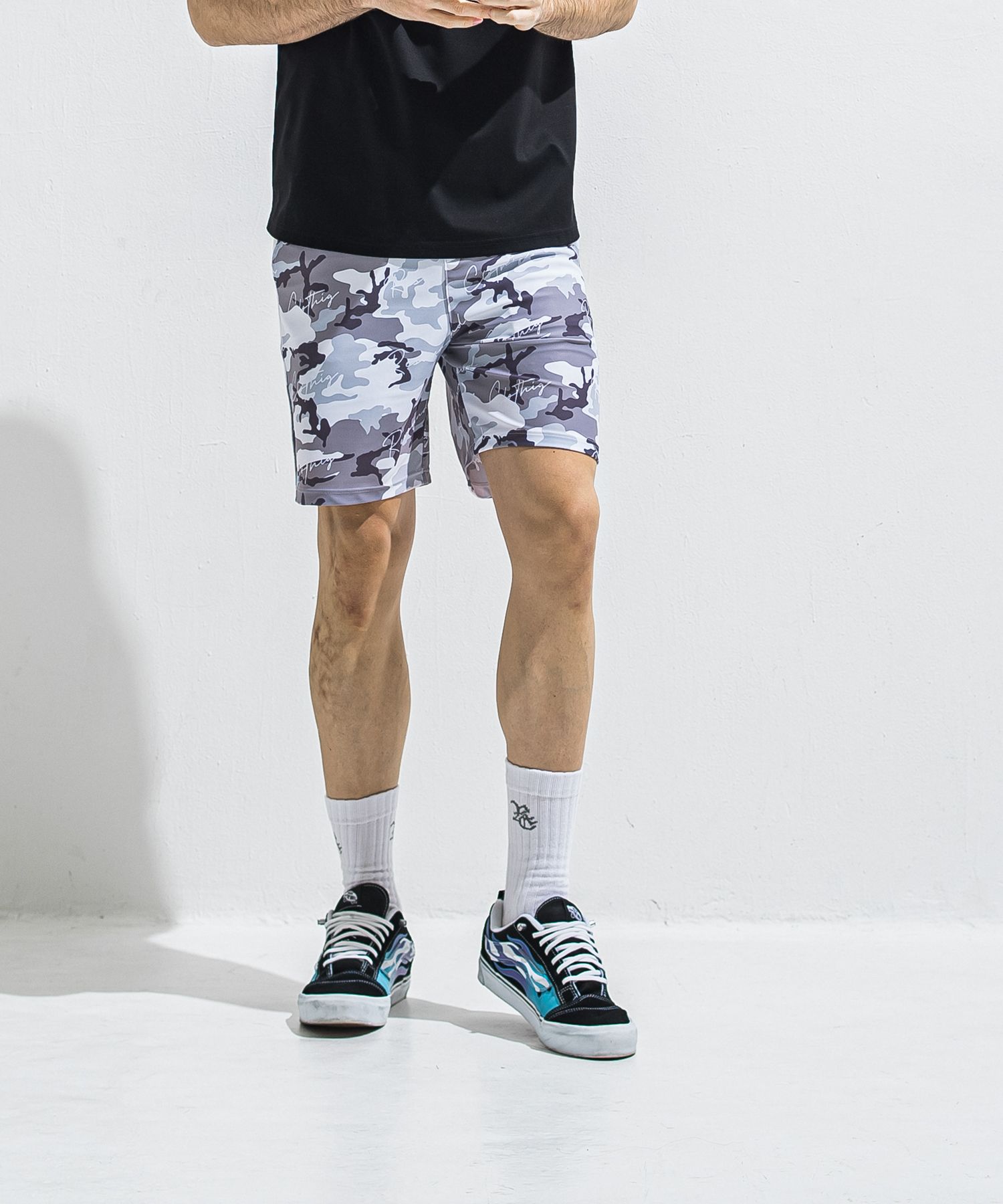 RUSH SHORTS / RC40-HP-002 / ラッシュガードショーツ / カモフラブラック (5月下旬入荷予定)