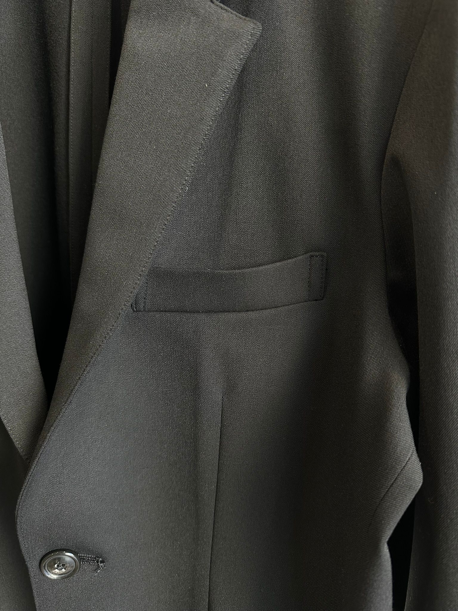 RAY JACKET / RC31-JK-003 / ボックスシルエットテーラードジャケット / ブラック