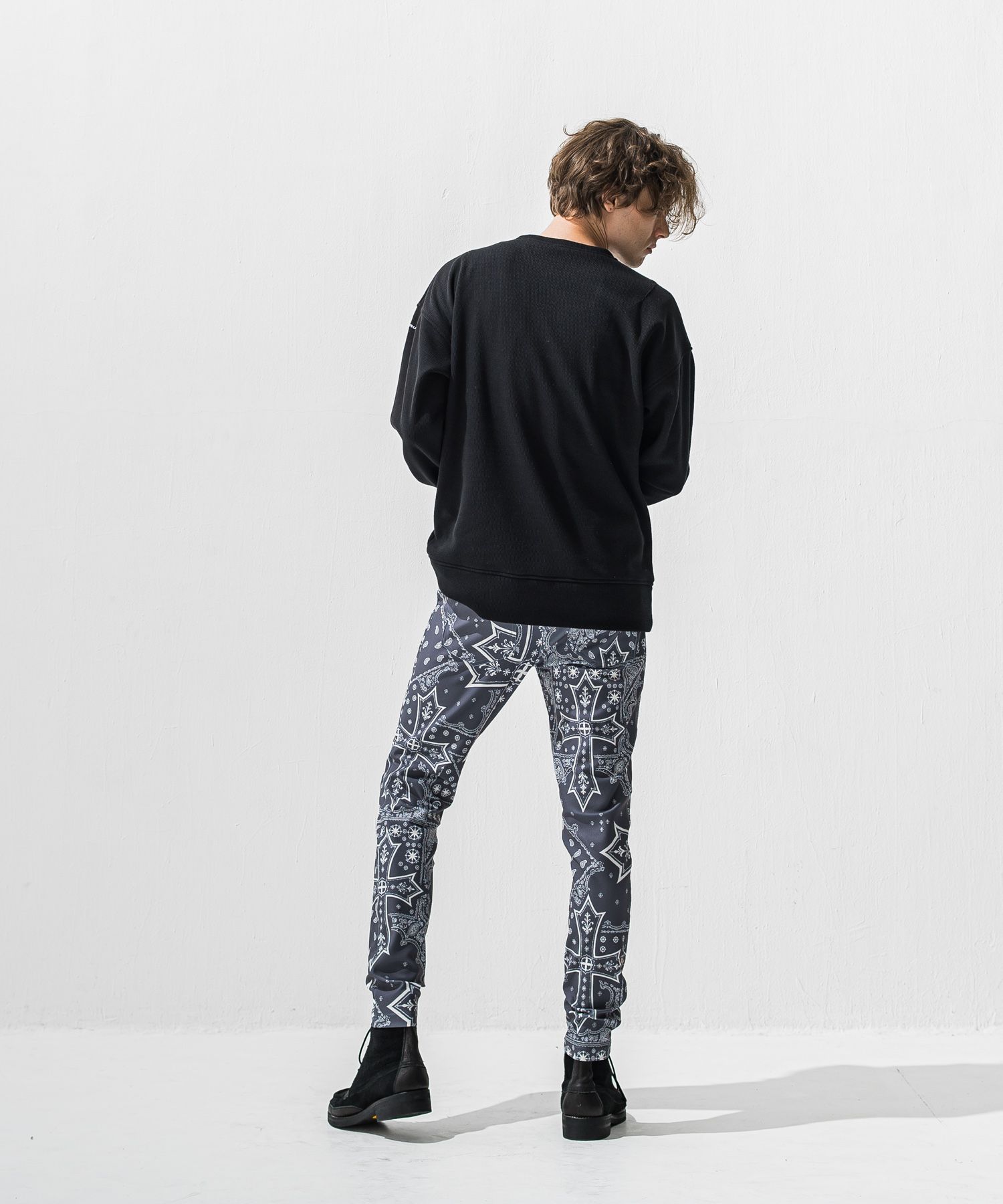 CHRIS EASY TUCK PANTS / RC42-ST-016T / イージータックパンツ / クロスグレー (1月上旬入荷予定)
