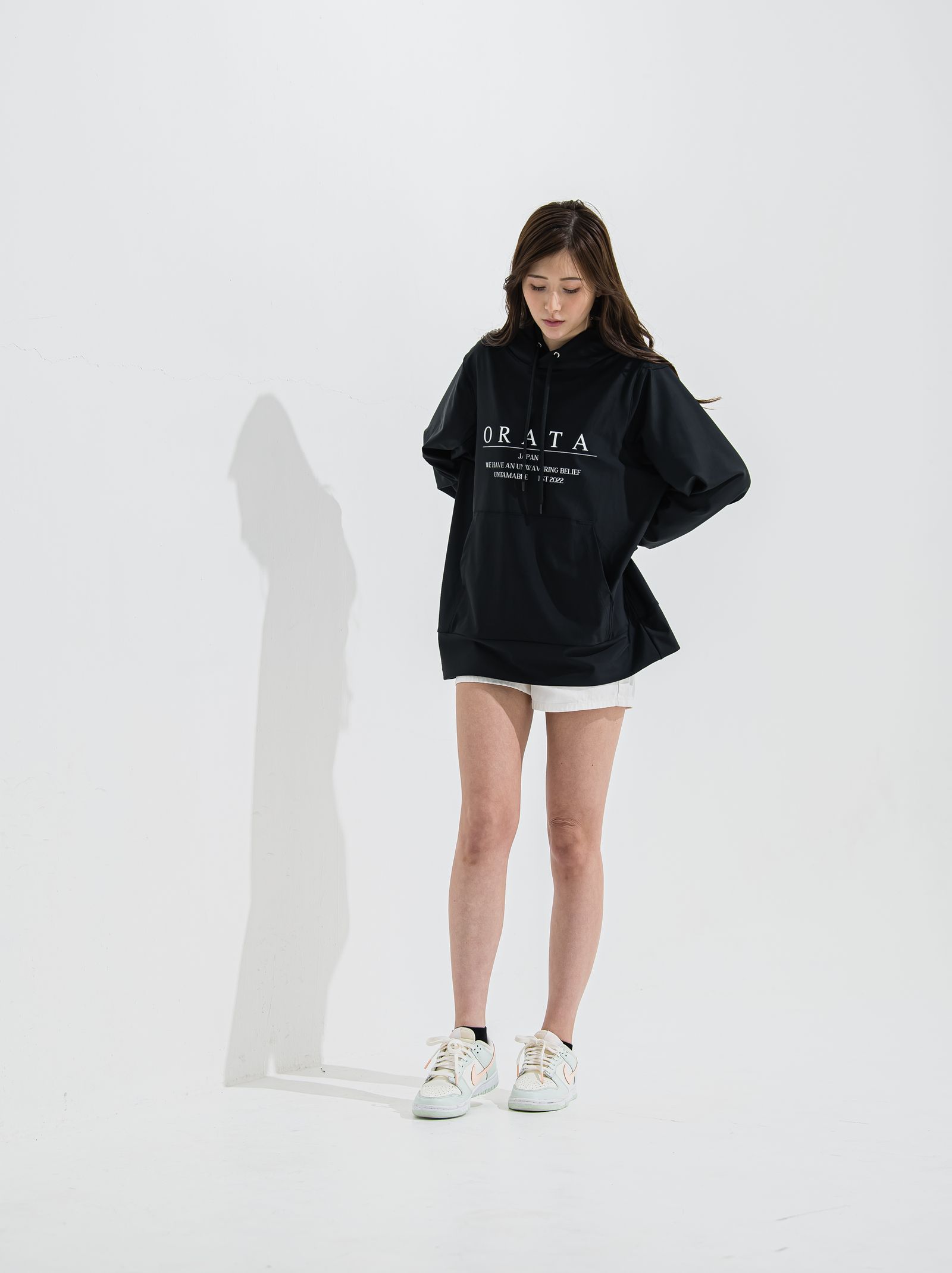RUSH PULLOVER HOODIE / OR2-C-001  / ラッシュガードプルオーバーパーカー / ブラック (7月中旬入荷予定)