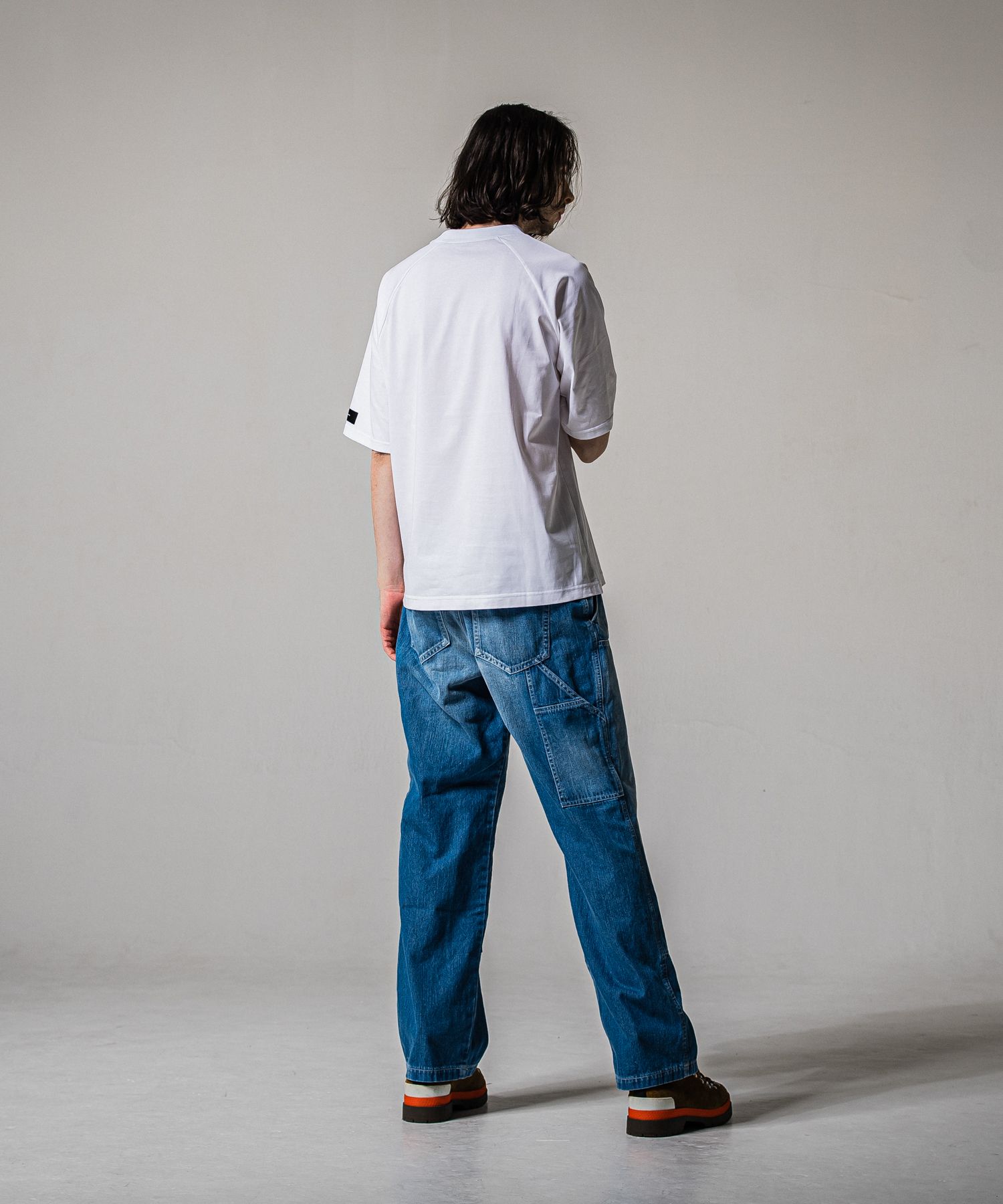 DOUBLE KNEE PT / RC39-ST-041 / ダブルニーワイドデニムパンツ / ライトインディゴ (2月中旬入荷予定)