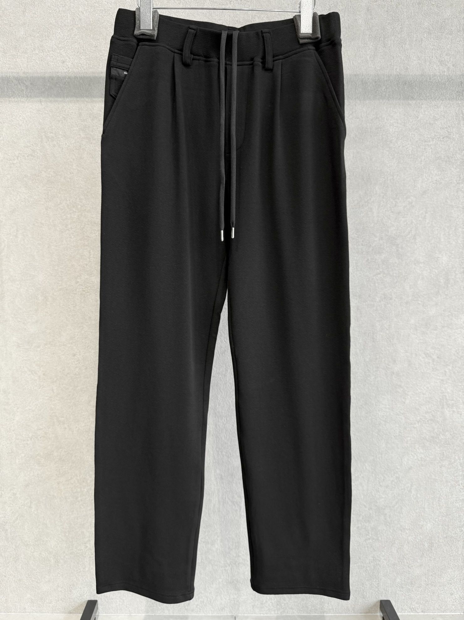 CHRIS EASY WIDE TUCK PANTS / RC41-ST-016WT / セミワイドタックパンツ / ブリスターブラック