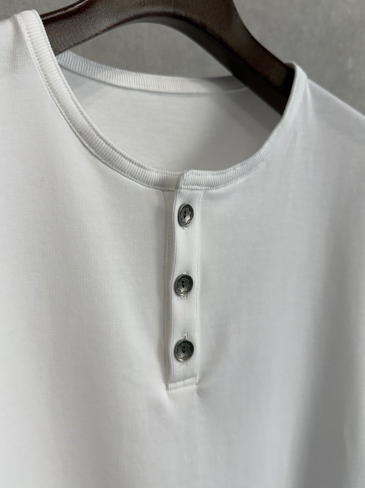 ROLL UP HENRY T / RC40-T-005 / ロールアップヘンリーネックTシャツ / ホワイト