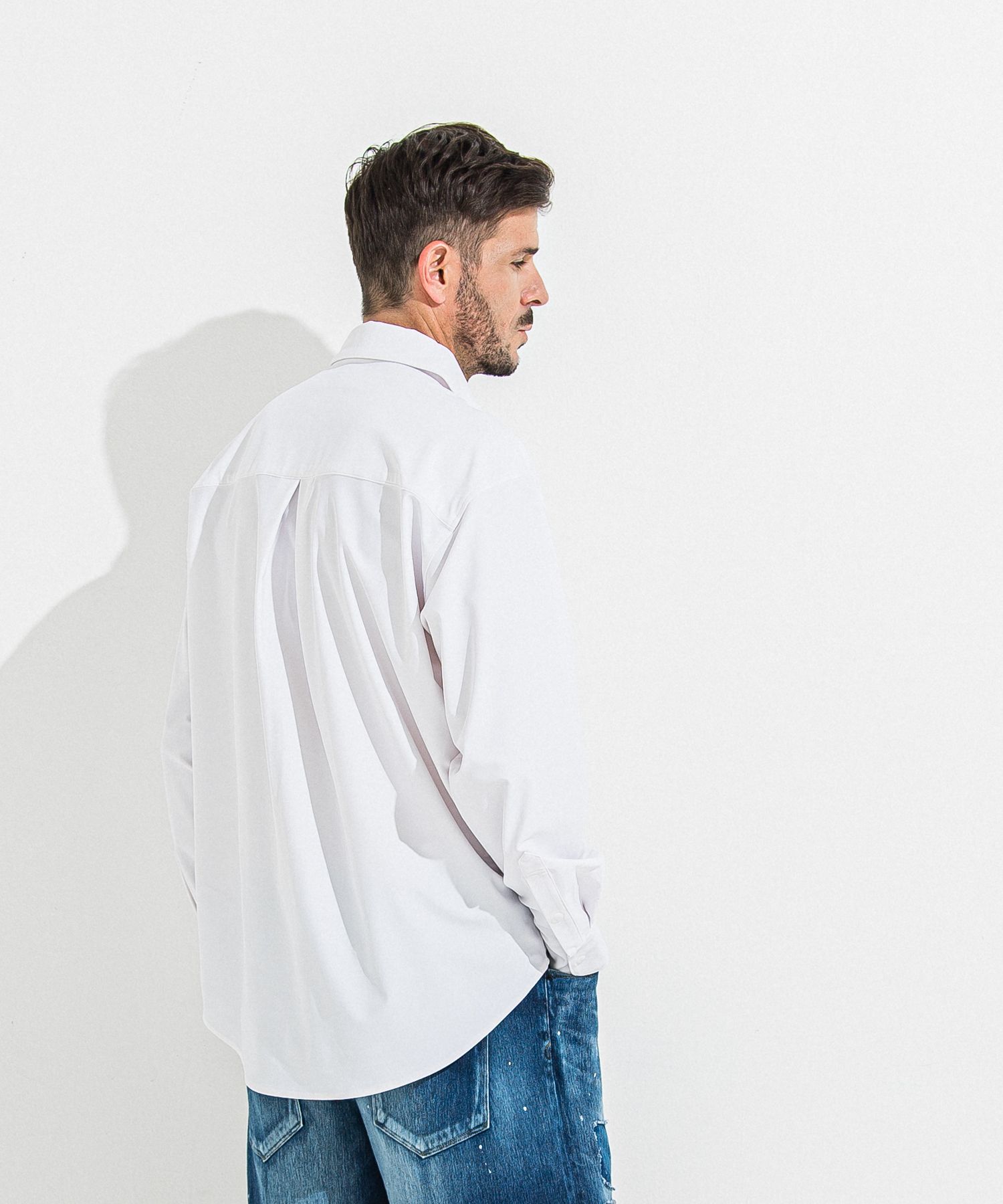 RUSH JACK SHIRTS / RC36-SH-001 / オーバーサイズラッシュガードシャツ / ホワイト