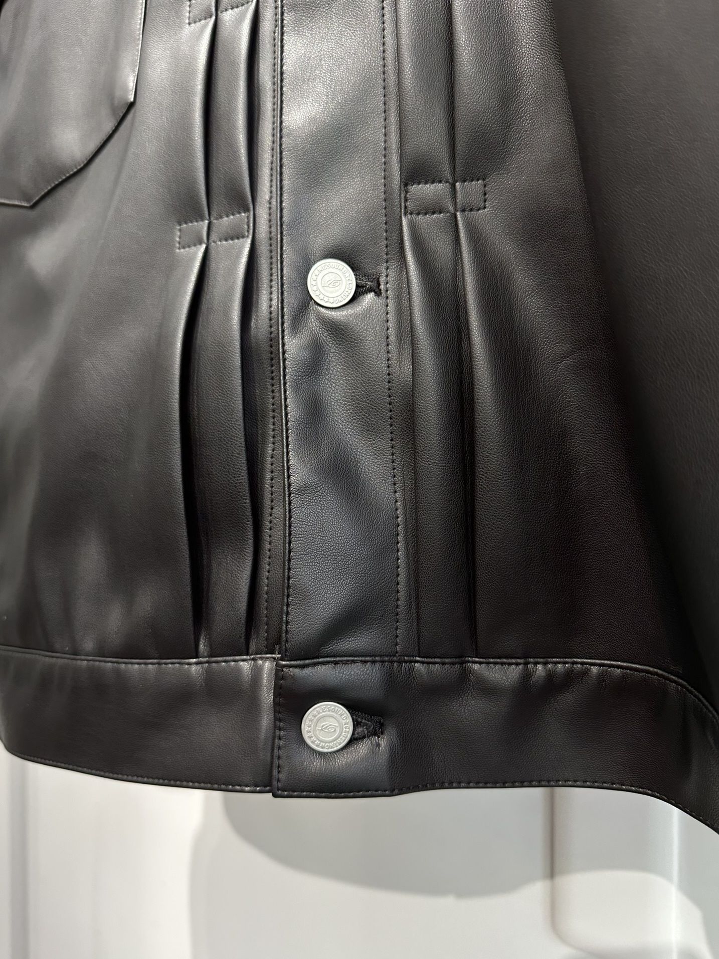 LEATHER OVER 2ND G / RC34-JK-002 / エコレザーGジャン / ブラック
