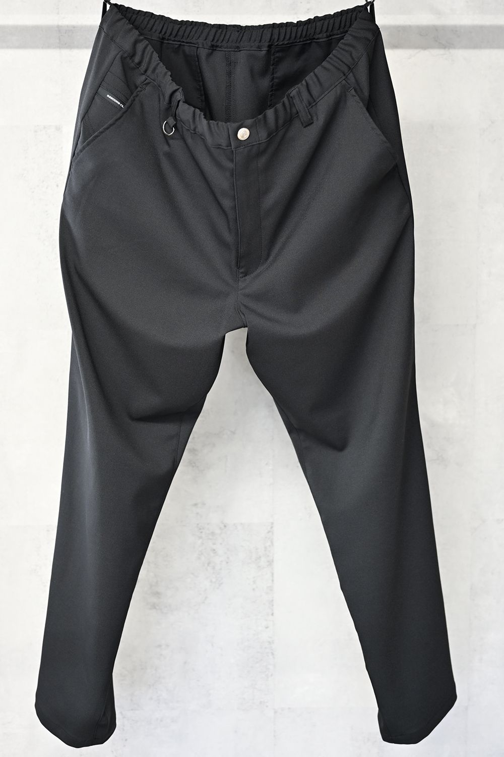 PAT WIDE EASY PANTS / RC33-ST-036BN / ワイドテーパードパンツ / ブラック