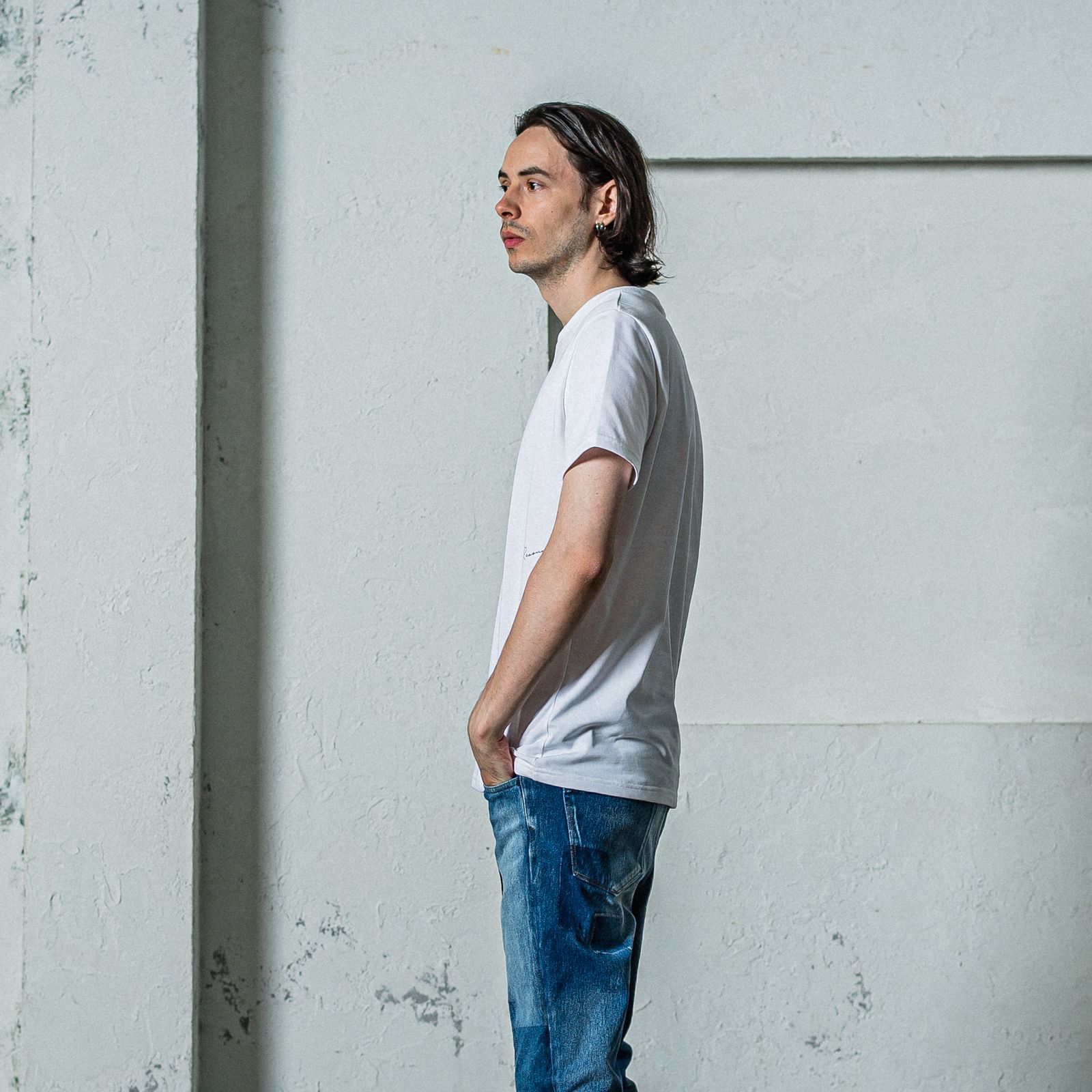 SIDE RC BASIC TEE / RC35-T-004 / サイドロゴジャストTシャツ / ホワイト