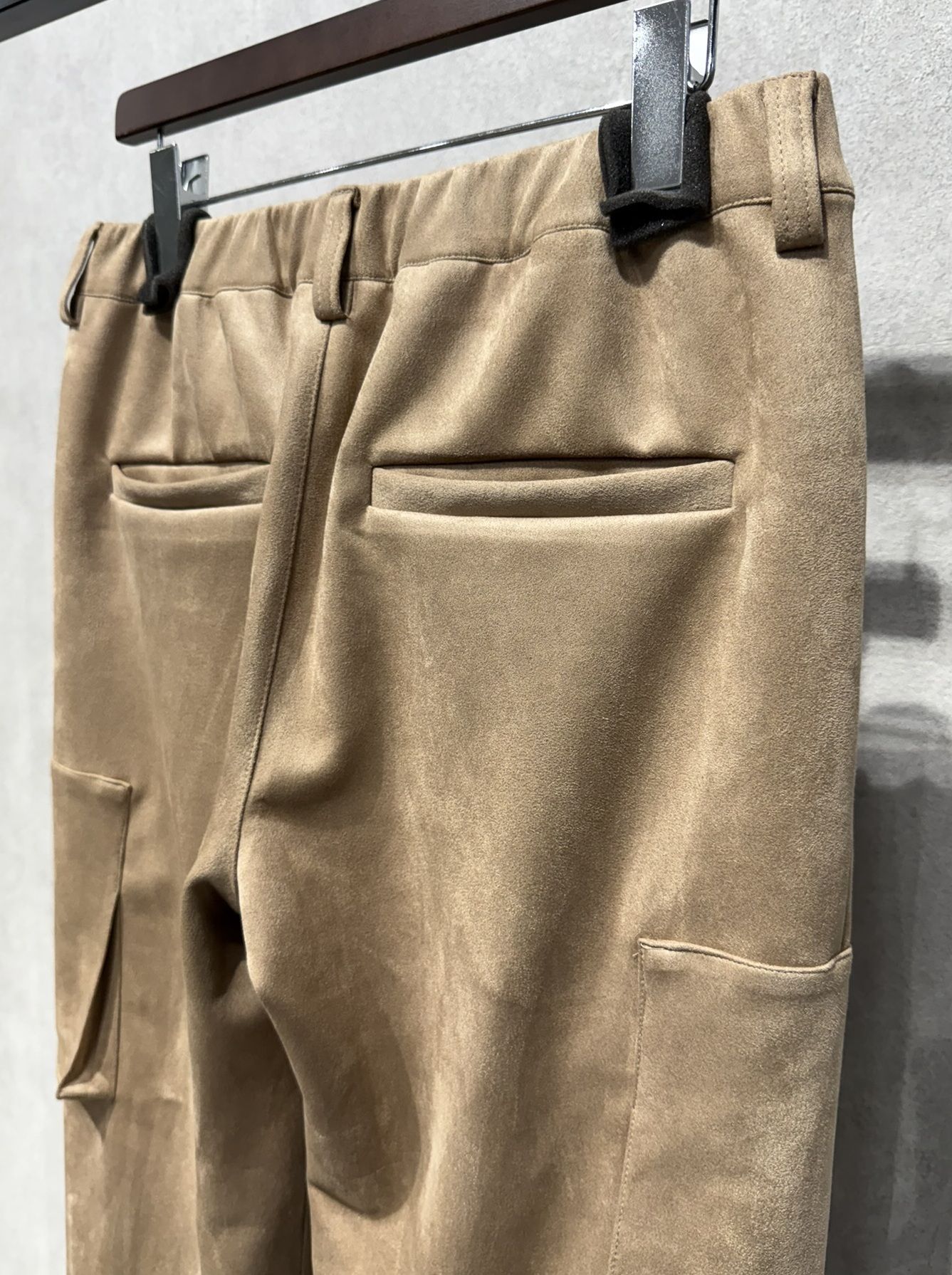 DAVID CARGO PANTS / RC38-ST-040 / スエードワイドカーゴパンツ / ブラウン
