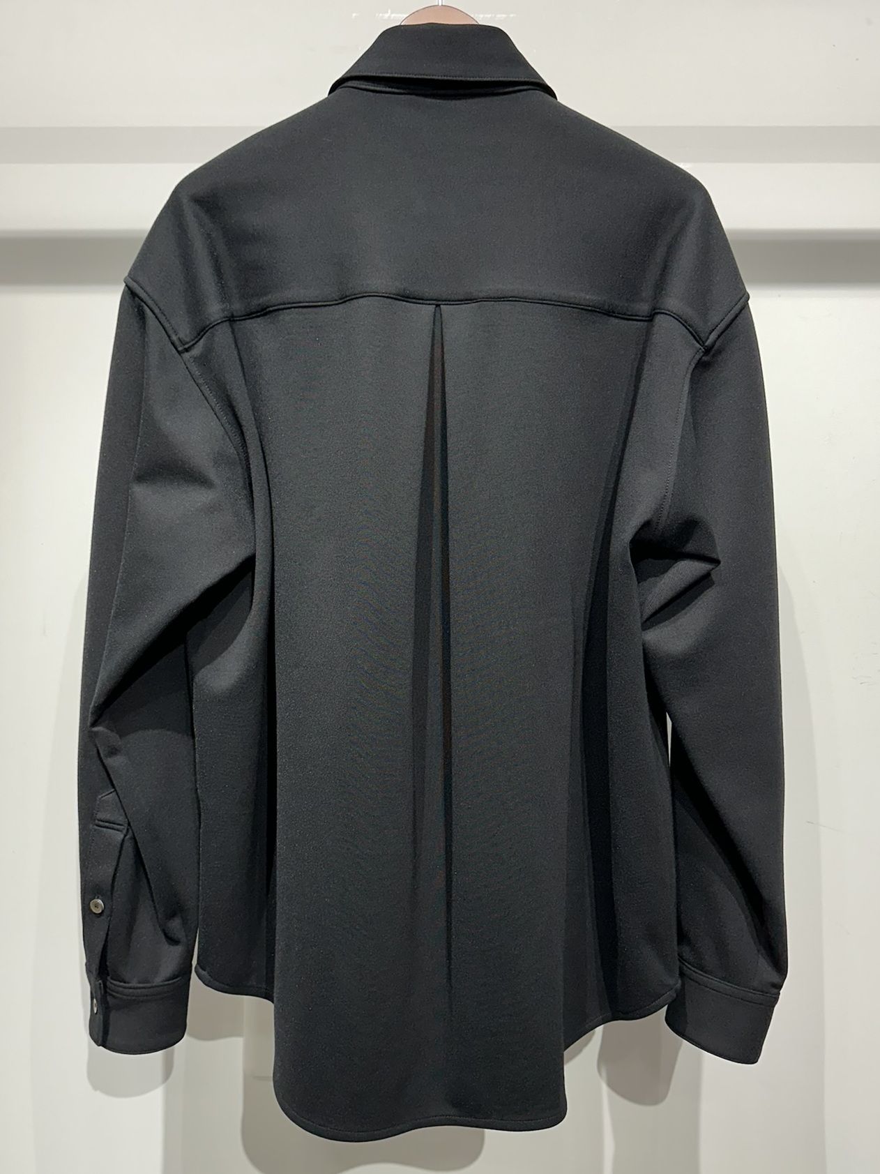JERSEY JACK SHIRT / RC34-SH-001 / 裏起毛オーバーサイズシャツ / ブラック