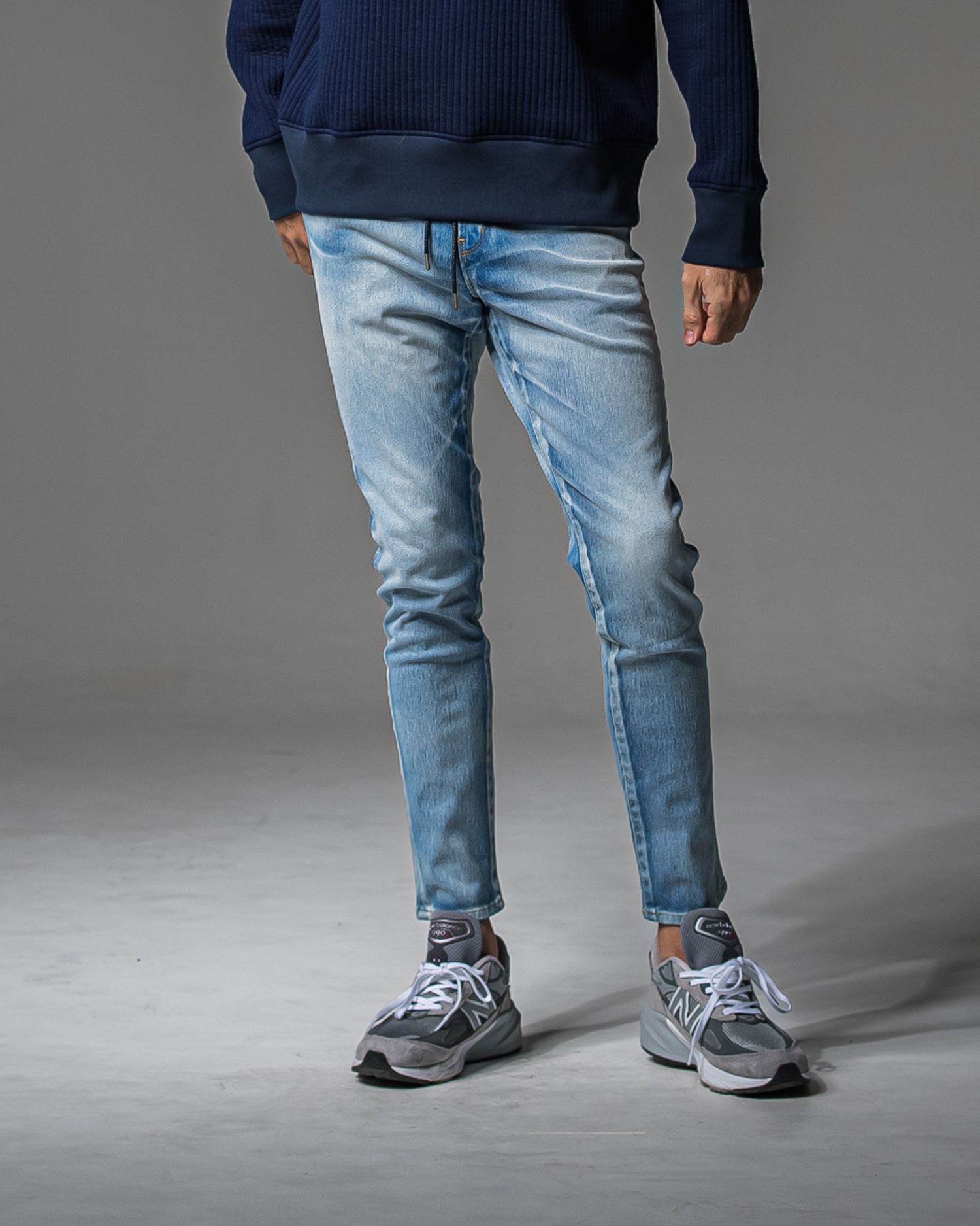 MICK DENIM JERSEY / RC37-ST-020 / デニムジャージテーパードパンツ / ライトインディゴ (9月上旬入荷予定)