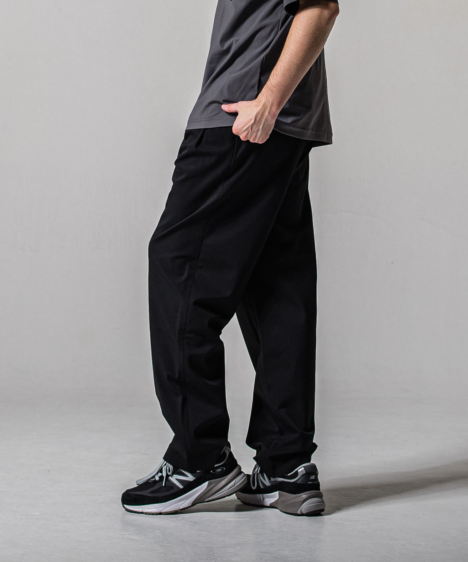 BEN PANTS / RC39-ST-038 / スーパーワイドパンツ / ブラック (1月中旬入荷予定)