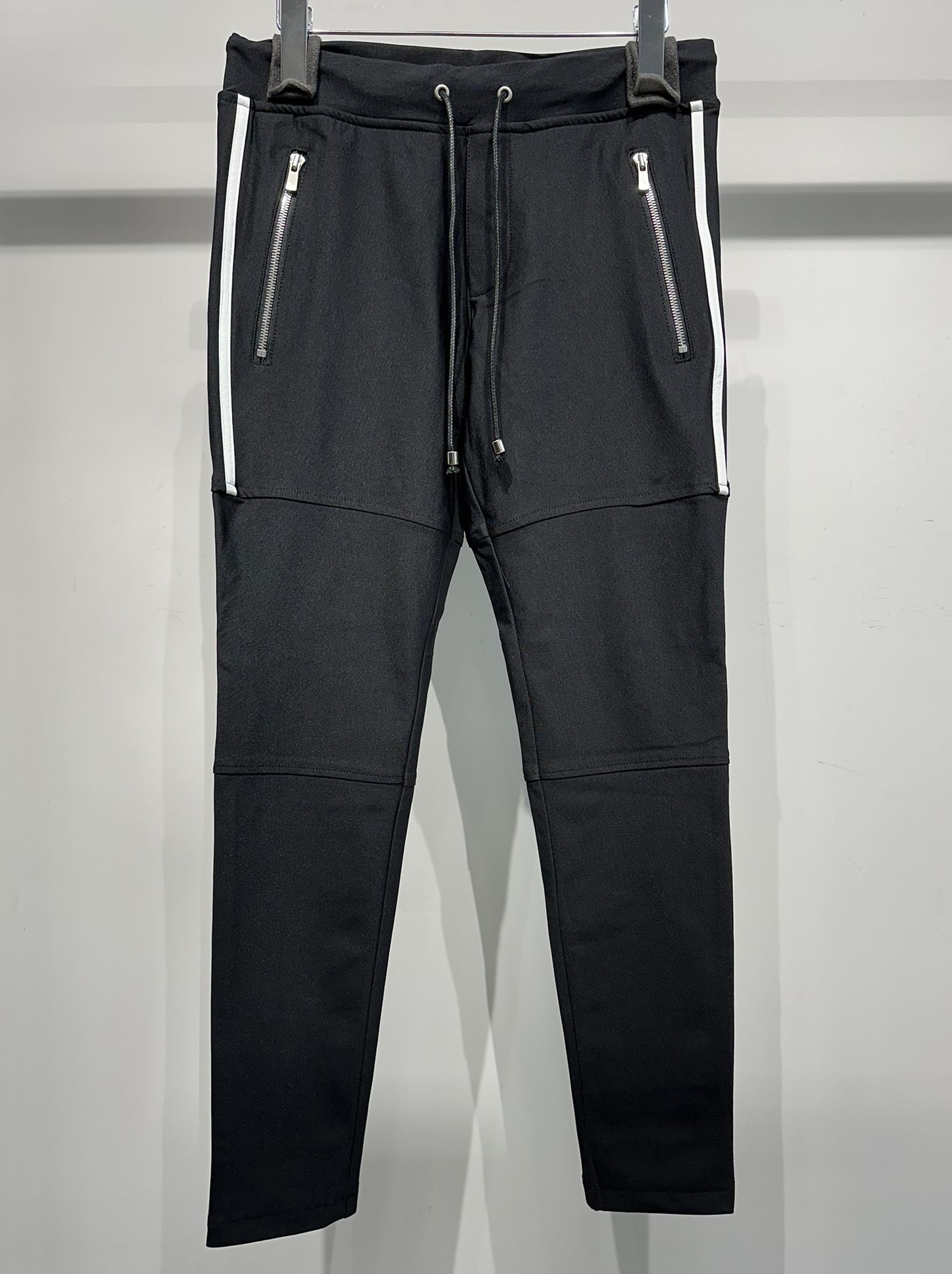 JOHNSON LINE HEAT PT / RC38-ST-009H / 裏起毛ジョンソンラインパンツ / ブラック×ホワイト (10月下旬入荷予定)