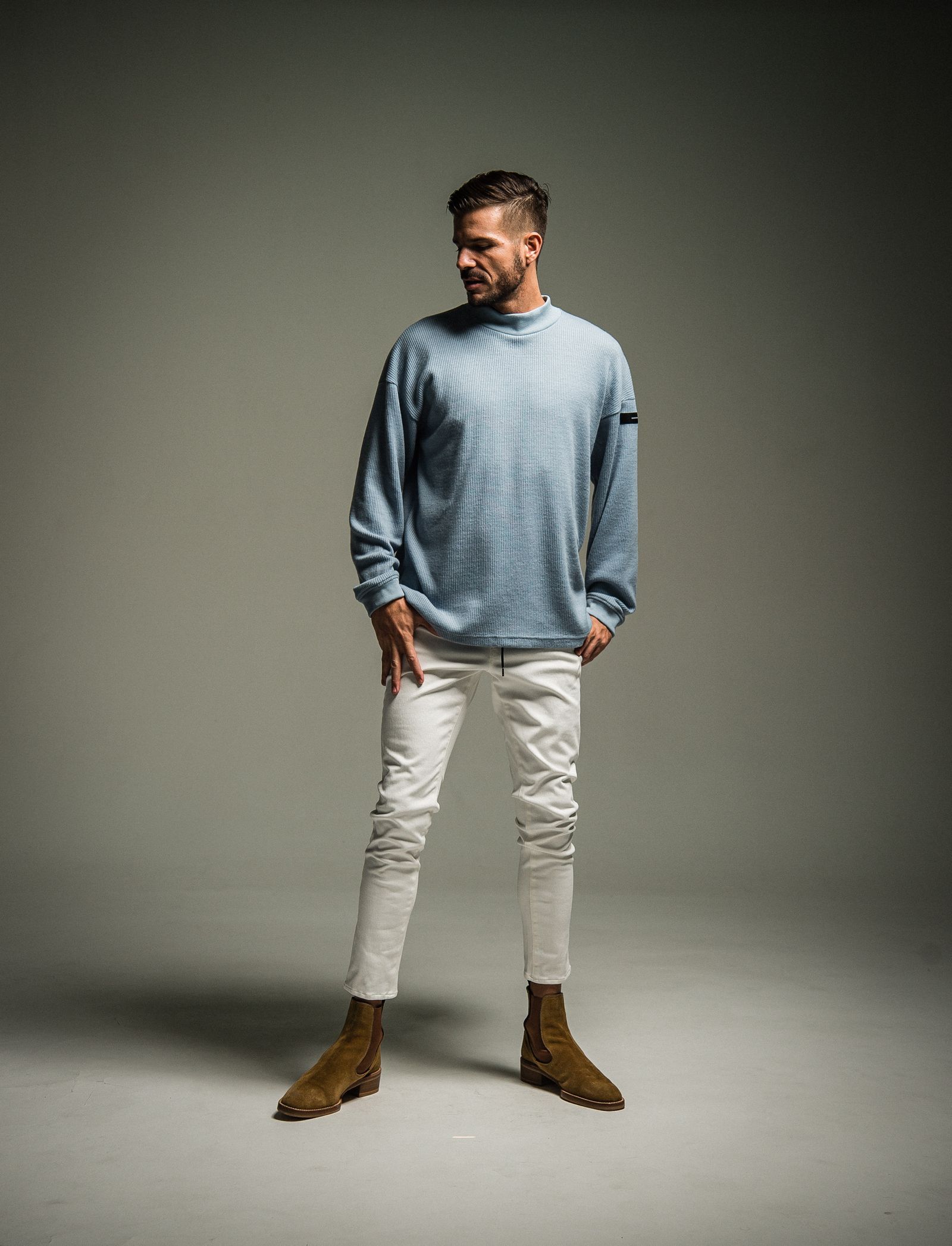 MOCKNECK OVER KNIT / RC22-K-001 / モックネックニット