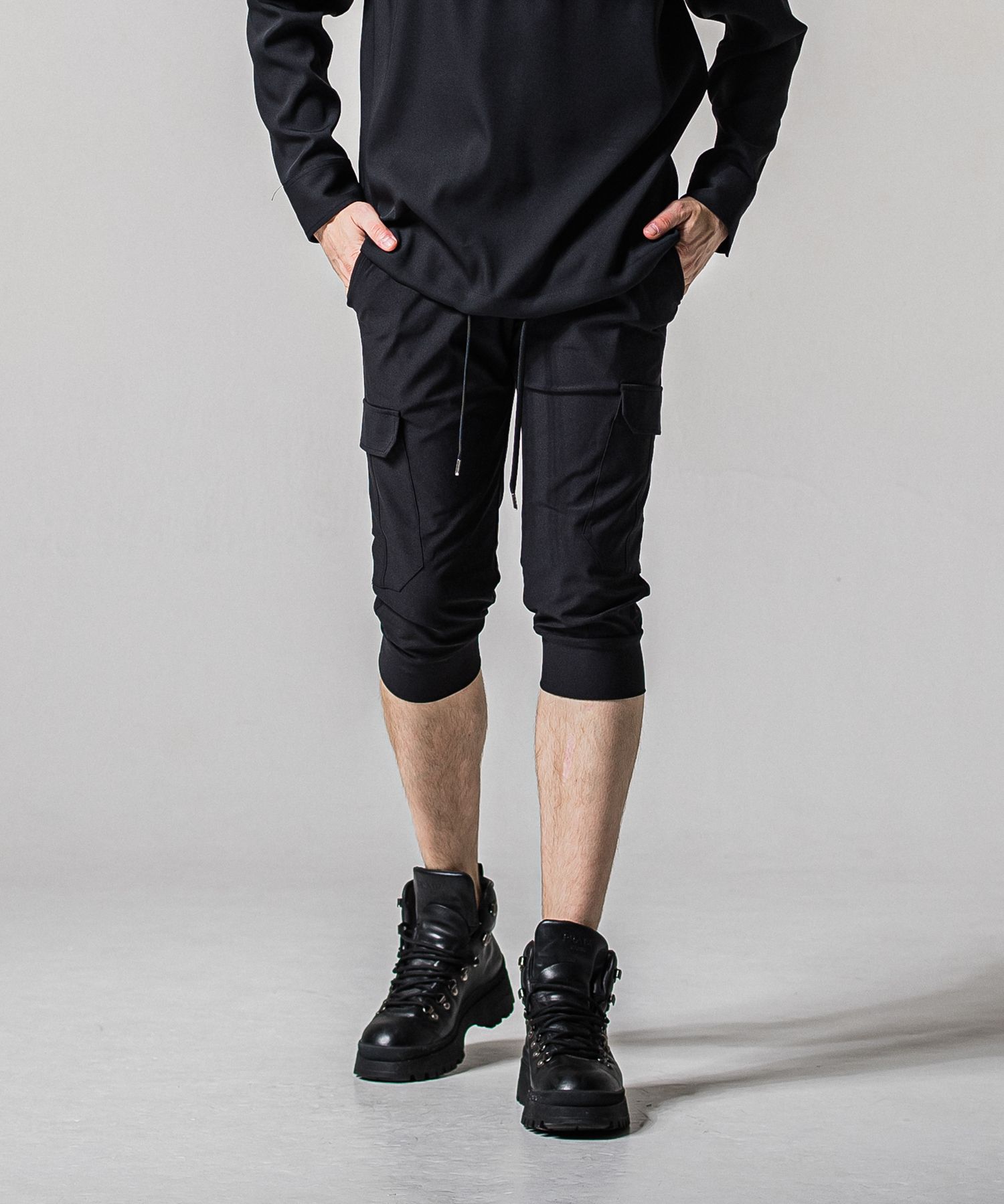 CARGO CROPPED PT / RC39-HP-001 / カーゴクロップドパンツ / ブラック (4月上旬入荷予定)
