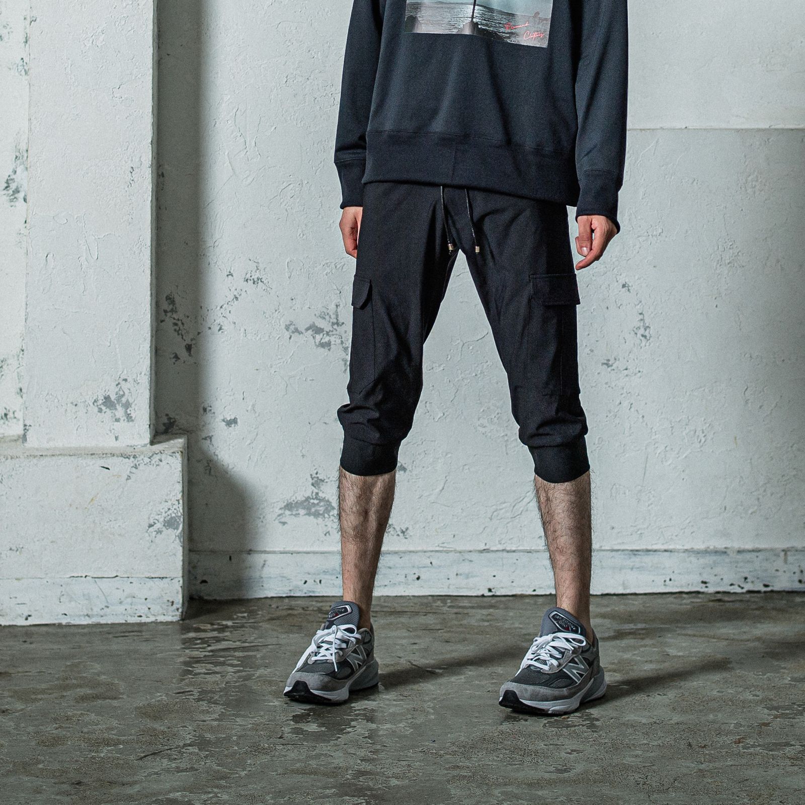CARGO CROPPED PT / RC35-HP-001 / カーゴクロップドパンツ / ブラック