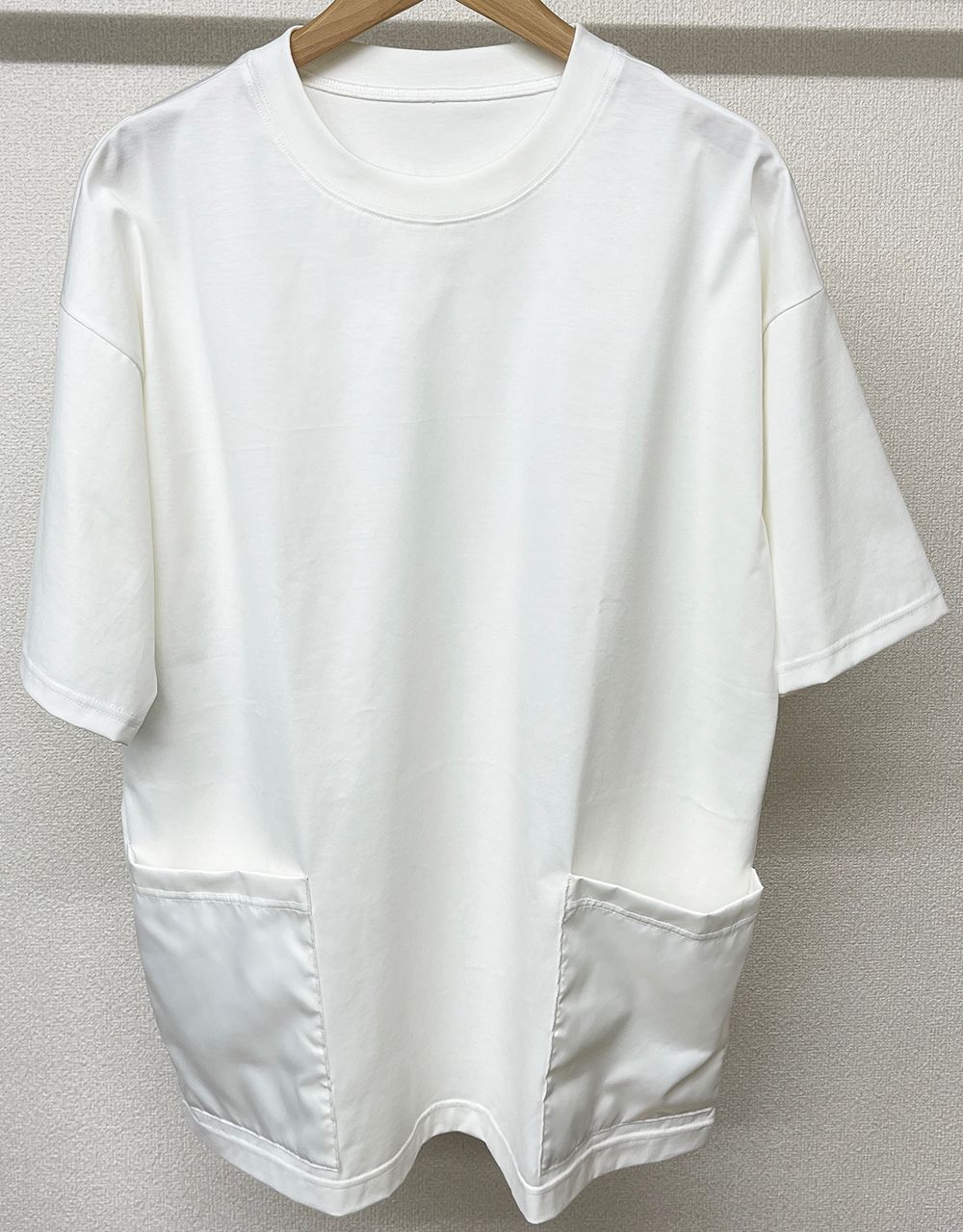SIDE POCKET OVER TEE / RC28-T-005 / サイドポケットビッグTシャツ / ホワイト