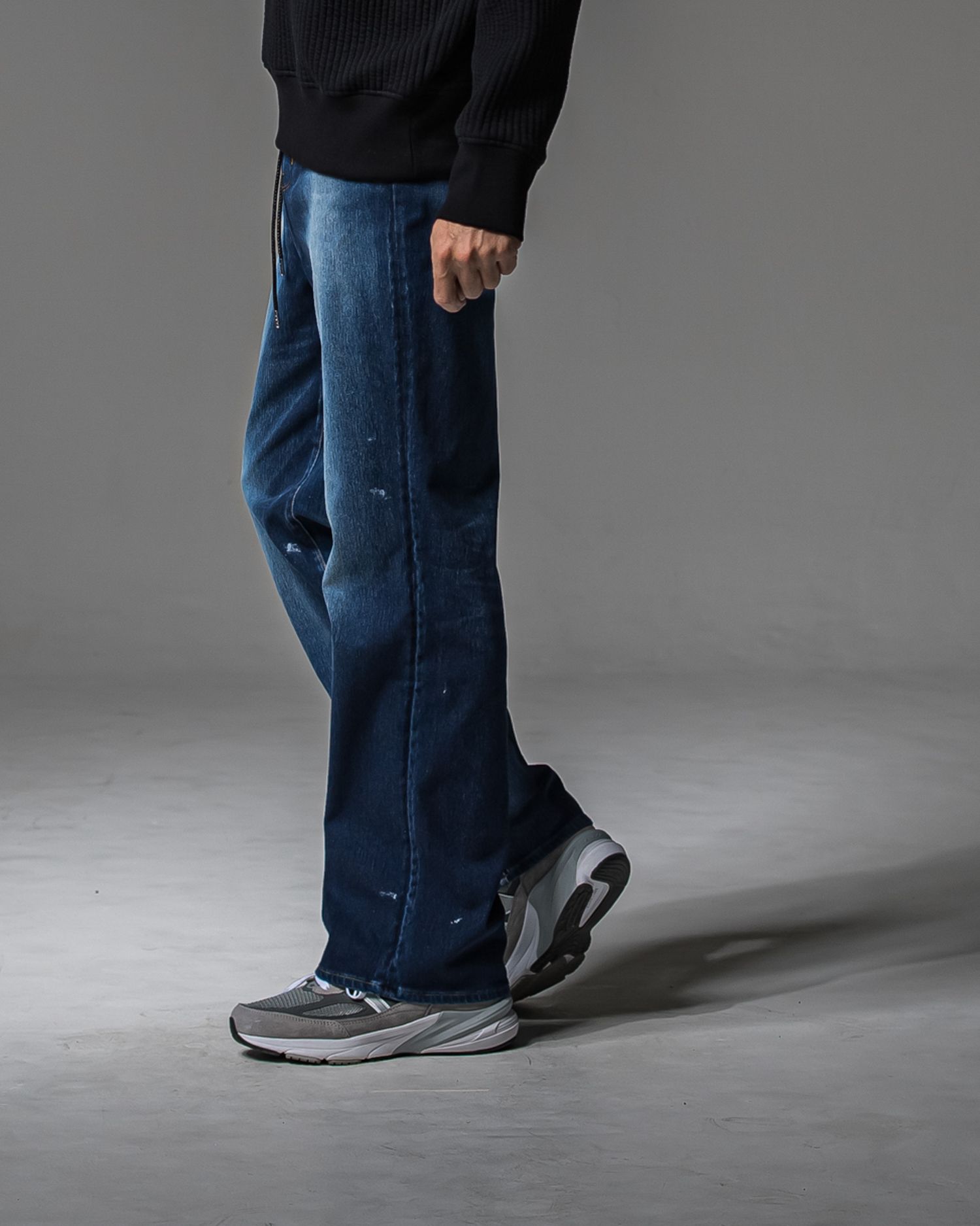 KING DENIM JERSEY / RC37-ST-005 / デニムジャージ バギーワイドパンツ / ダークインディゴ