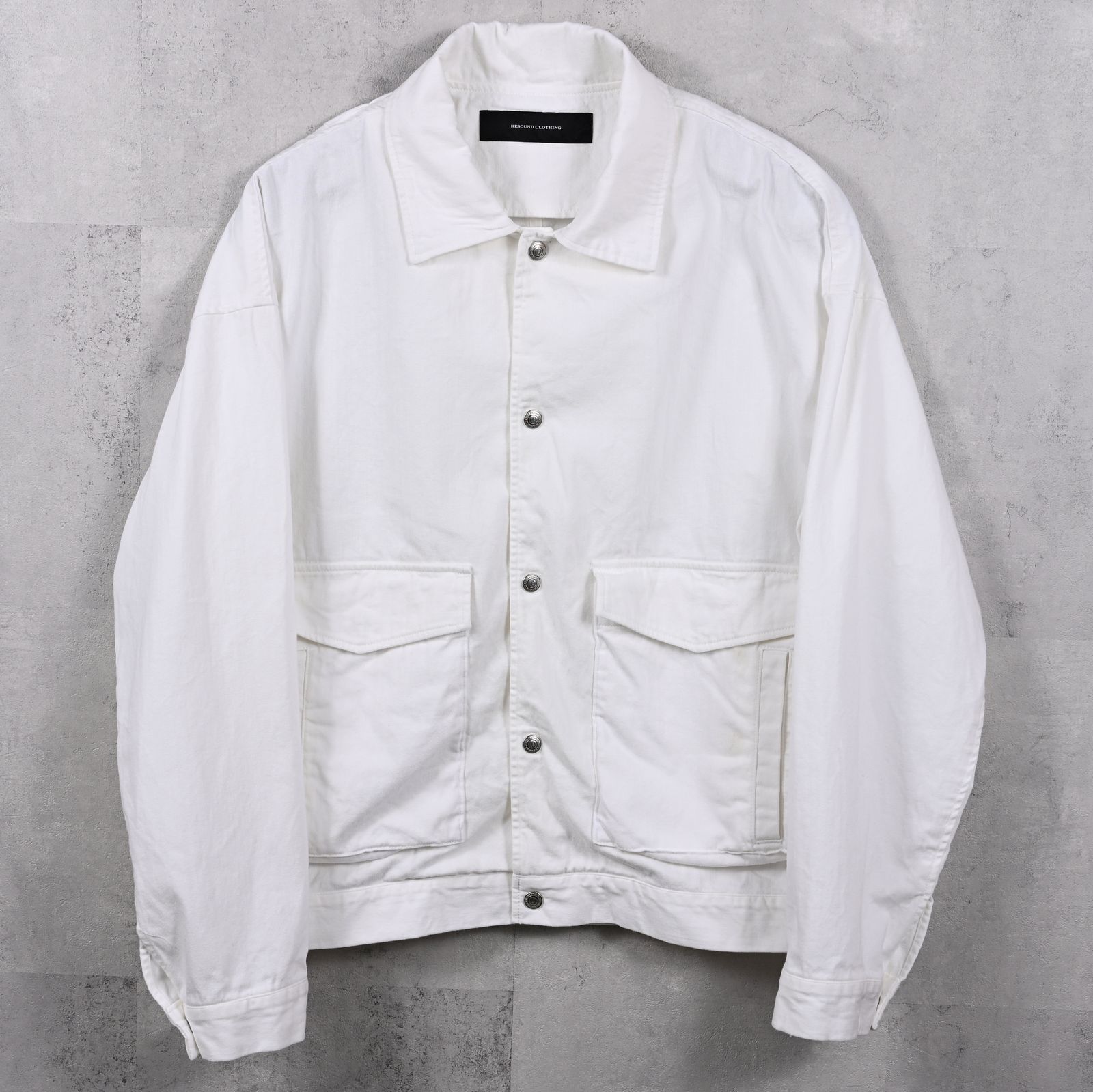 LDENIM AG FLIGHT JACKET / RC39-JK-003 / デニムフライトジャケット / ホワイト (3月中旬入荷予定)