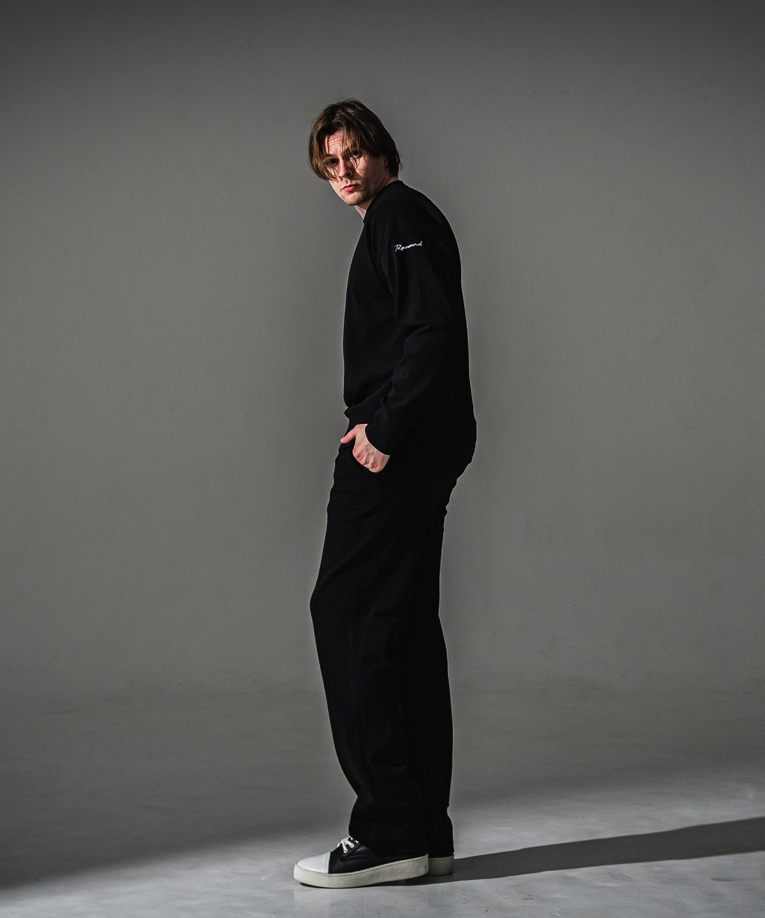 SEMI WIDE TUCK PANTS / RC41-ST-016WT / セミワイドタックパンツ / ブリスターブラック (7月下旬入荷予定)
