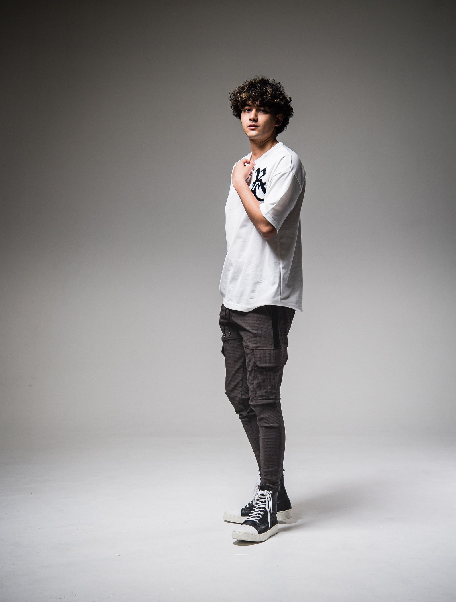 RC CHENILLE LOOSE TEE / RC25-T-004 / ビッグTシャツ / ホワイト ※