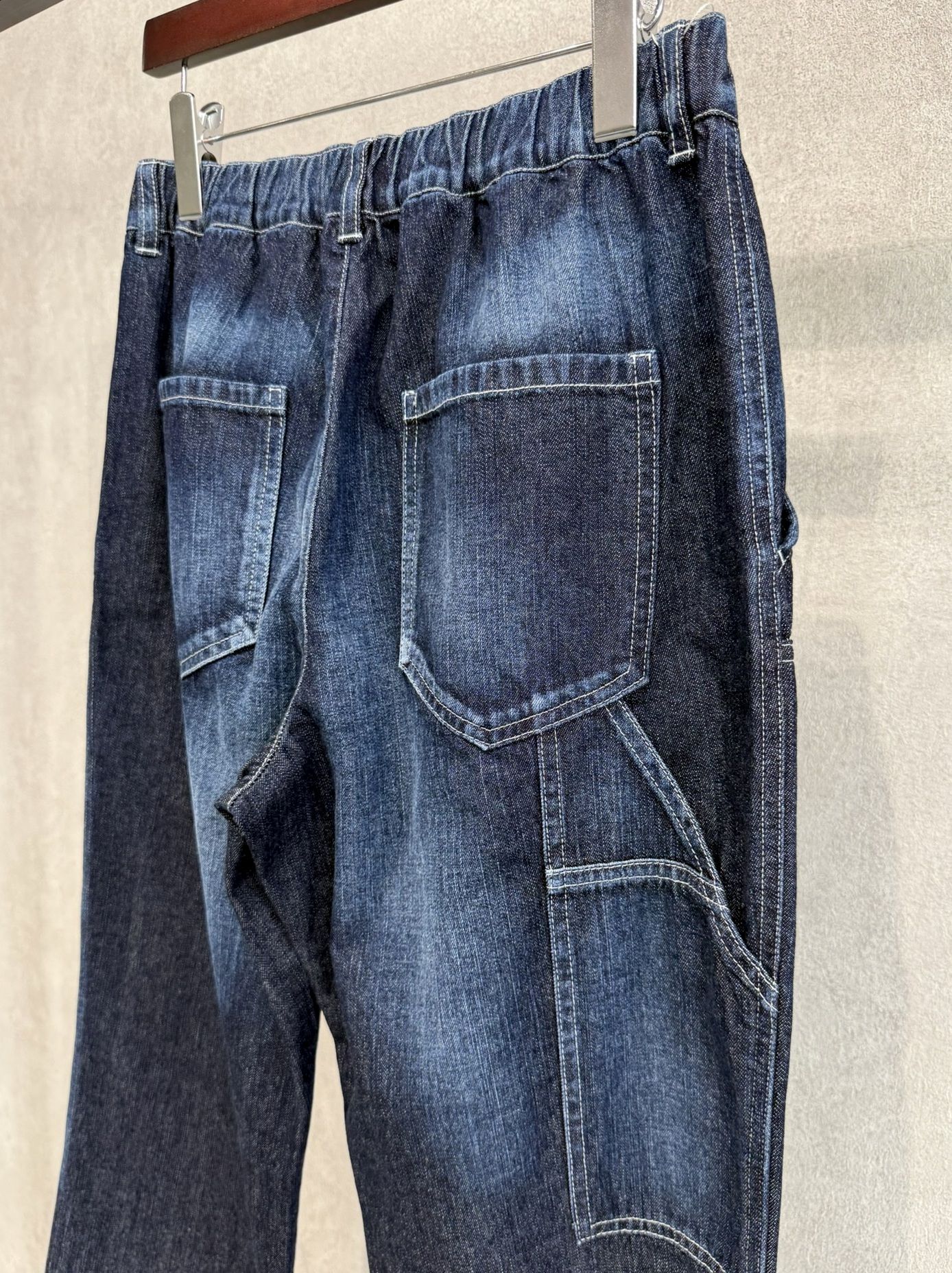 DOUBLE KNEE PT / RC39-ST-041 / ダブルニーワイドデニムパンツ / ダークインディゴ