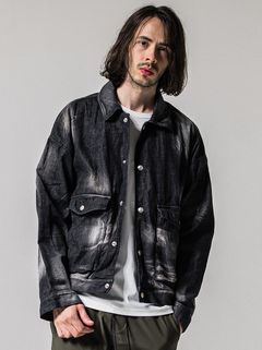 LDENIM AG FLIGHT JACKET / RC39-JK-003 / デニムフライトジャケット / ブラックユーズド (3月中旬入荷予定)