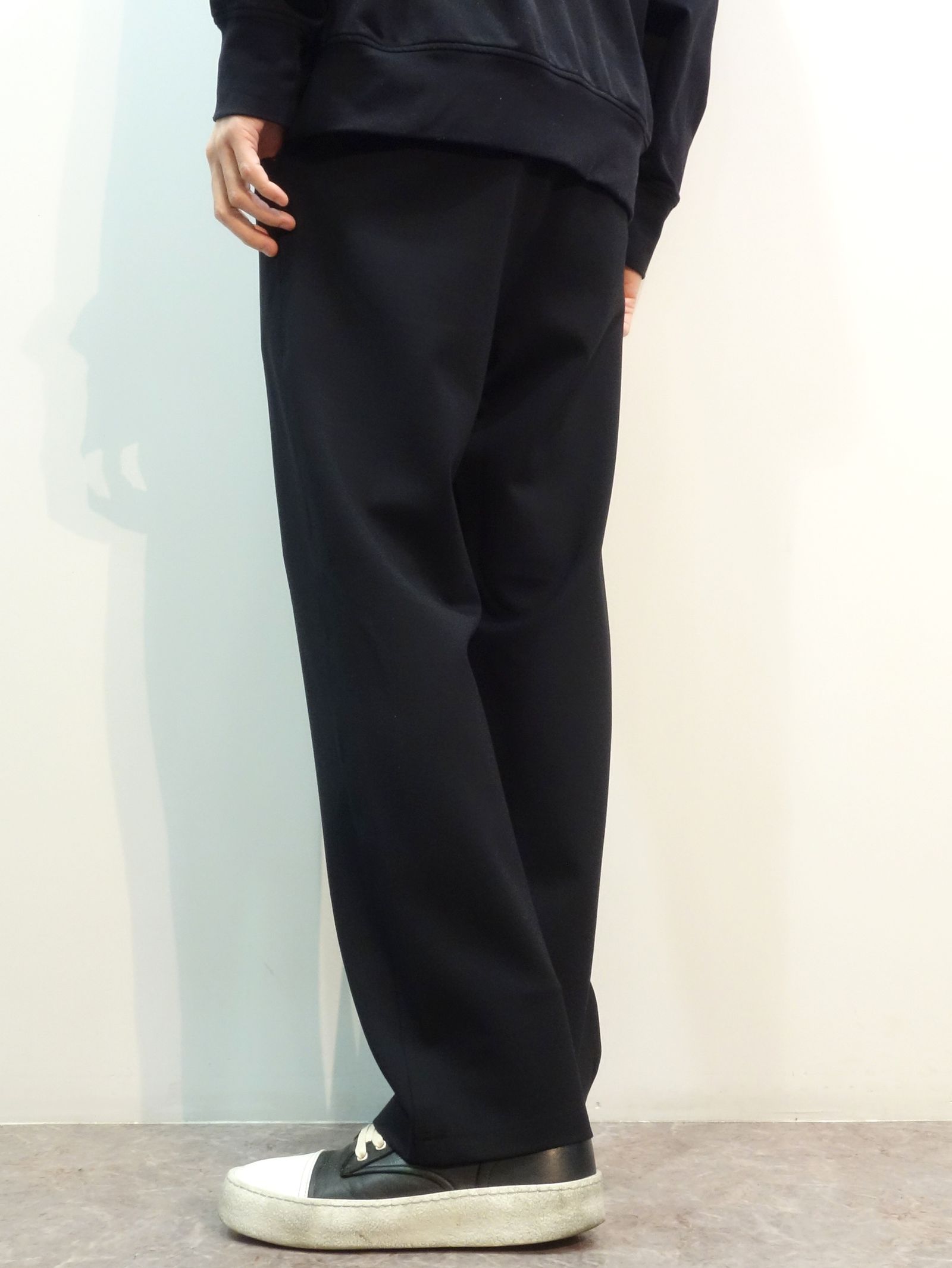 CHRIS EASY WIDE PANTS / RC27-ST-016W / ワイドパンツ / ブラック
