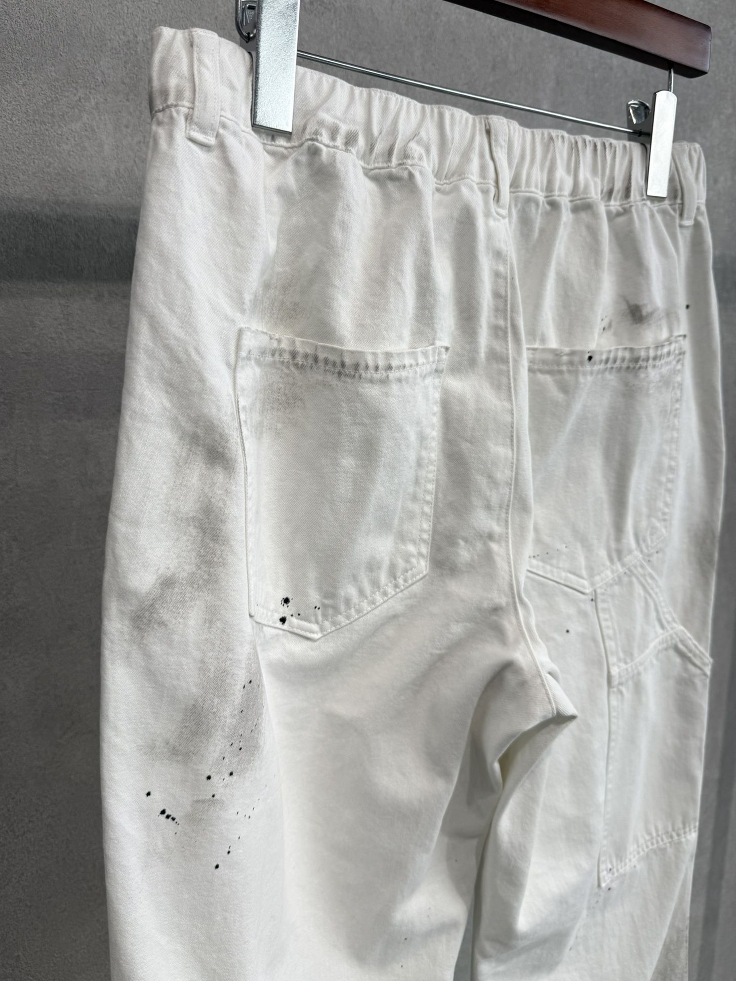 DOUBLE KNEE PT / RC39-ST-041 / ダブルニーワイドデニムパンツ / ホワイトユーズド