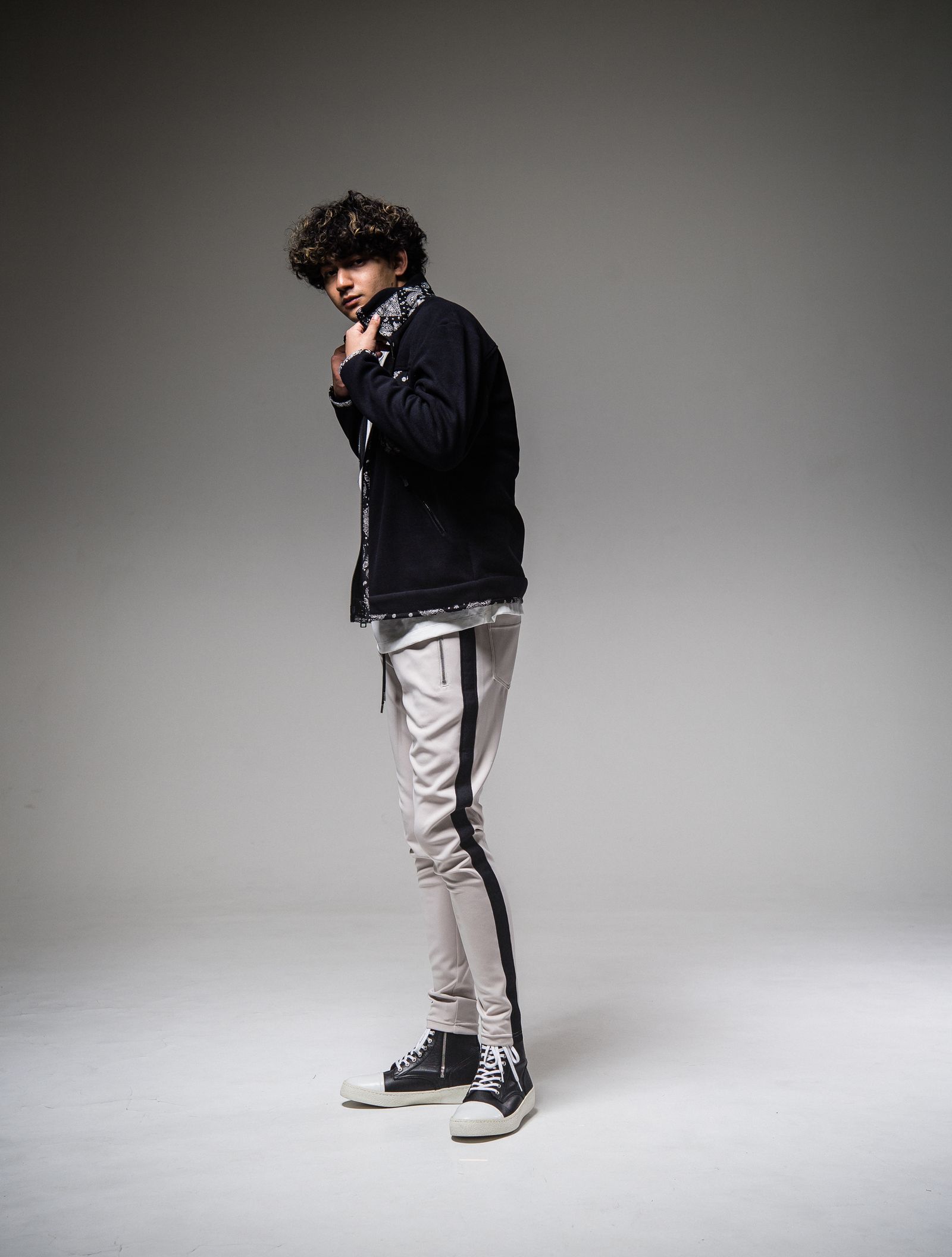 BOA FARM JACKET / RC25-JK-005 / バンダナボアジャケット / ブラック