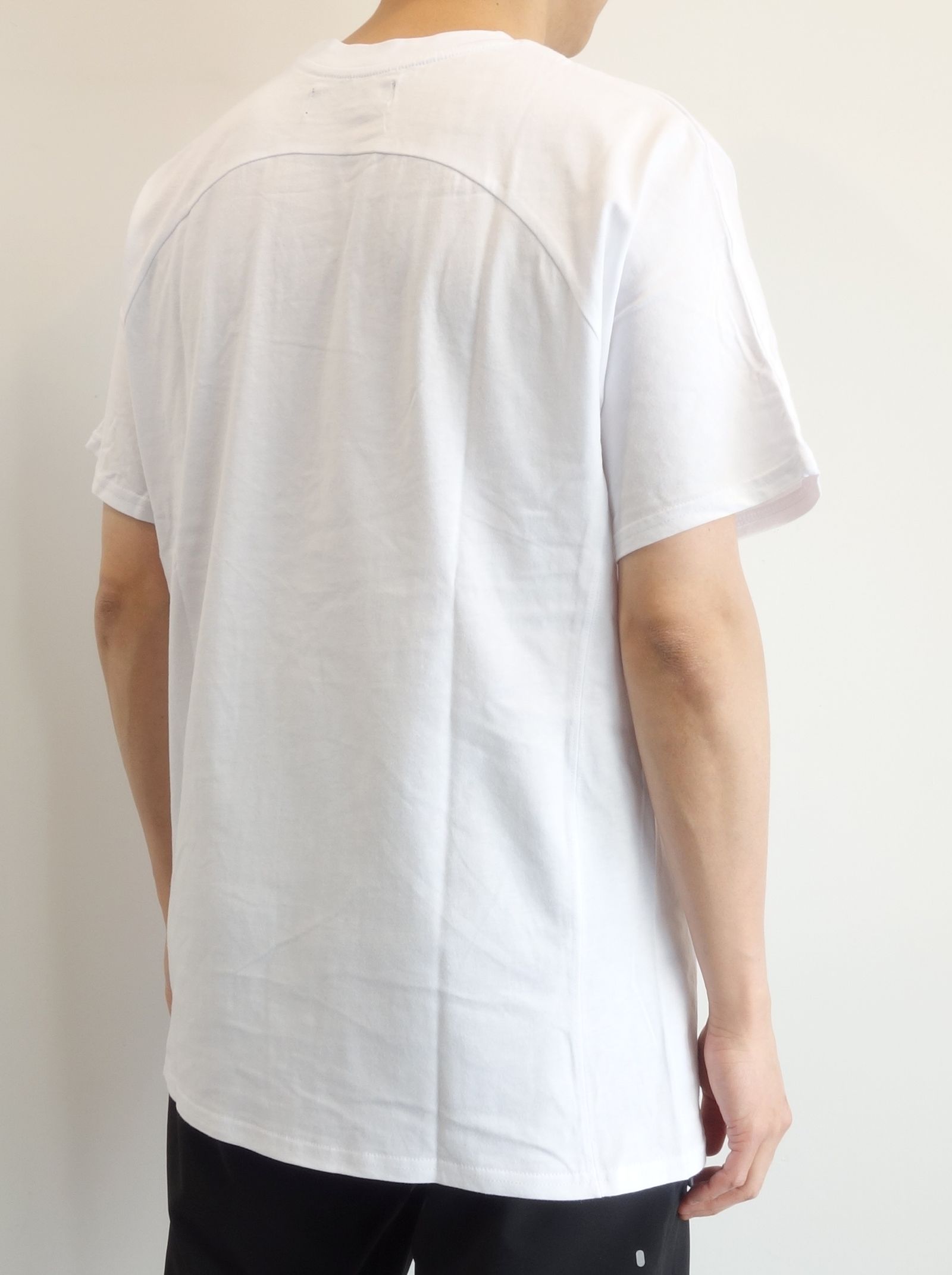 ラインストーンロゴ半袖Tシャツ / ust-22018