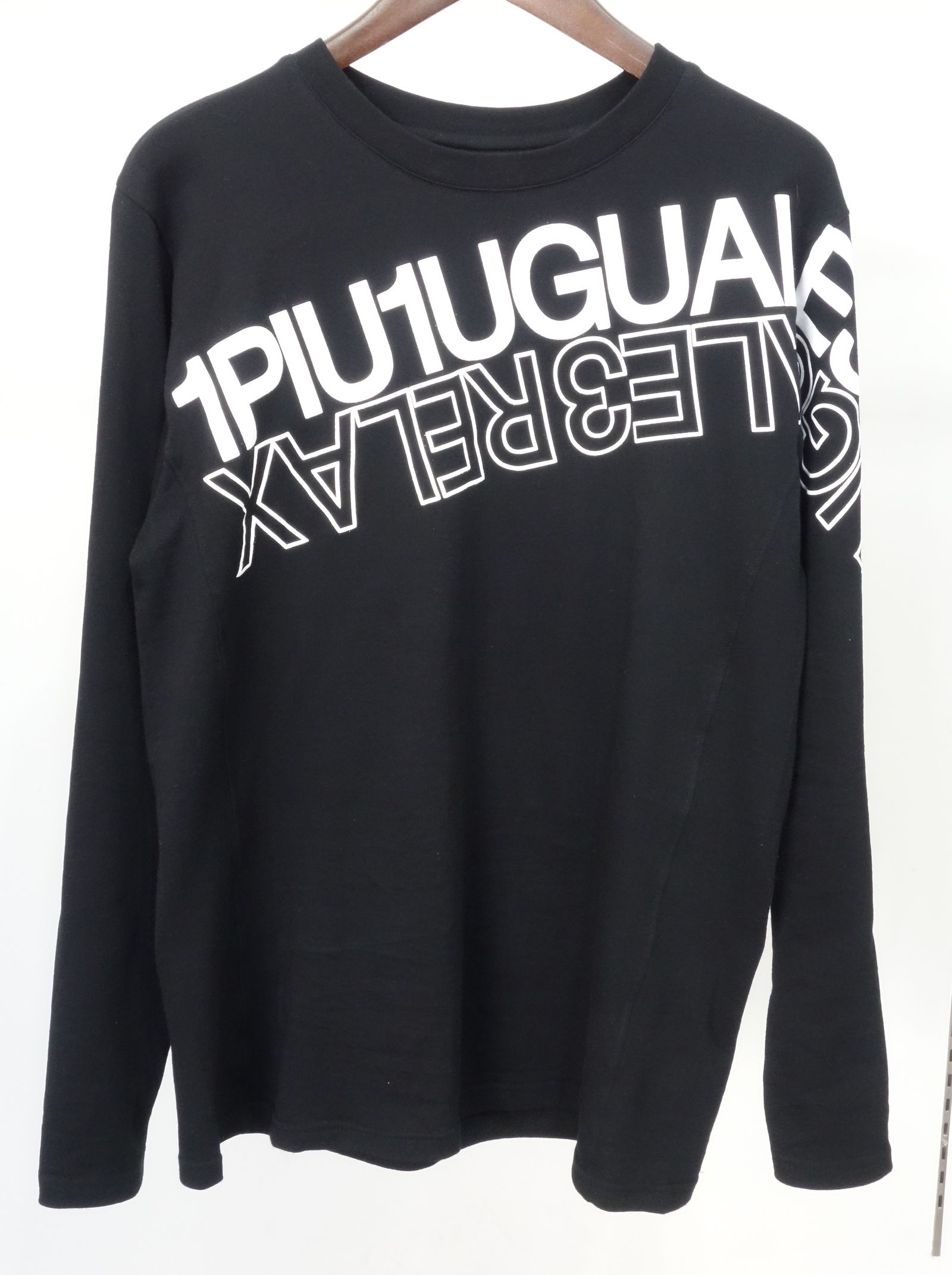 ハイデンシティダブルロゴ長袖Tシャツ / ust-21002