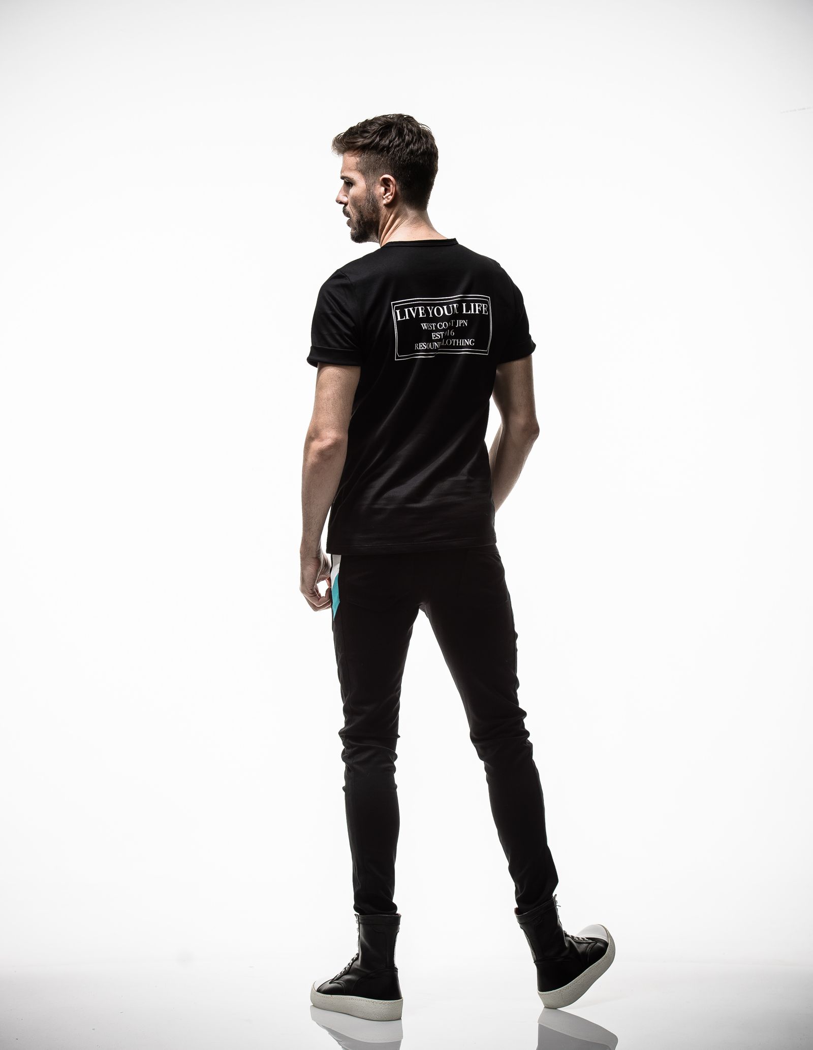 CREW ROLL UP JERSEY TEE / RC19-T-008 / プリントTシャツ ※