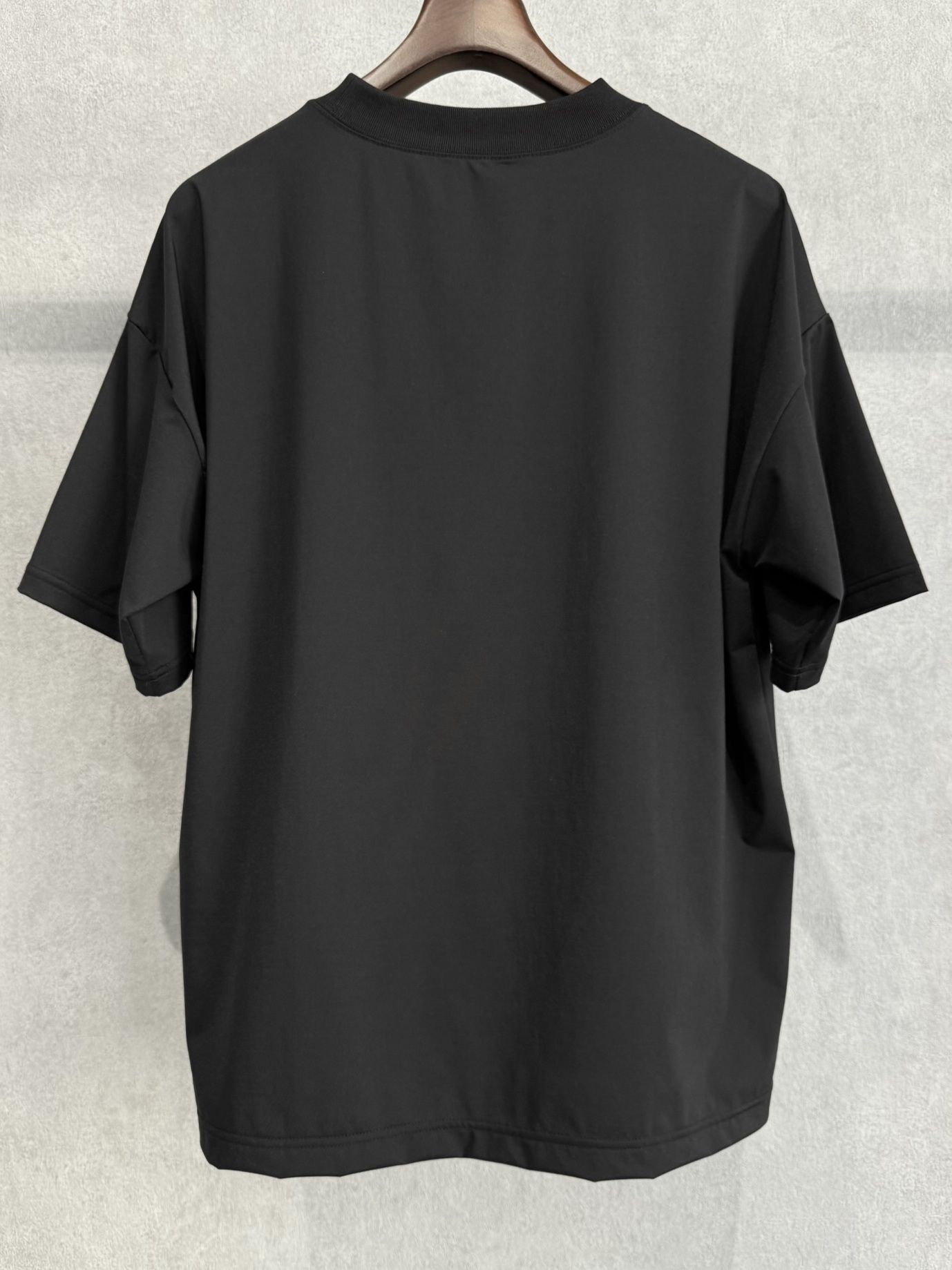 WILL OVER NYLON T / DP1-T-002 / ウィルプリントナイロンビッグTシャツ / ブラック