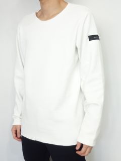 VELOURS FLEECE NEO THERMAL / RC34-C-001 / 裏起毛サーマルロングTシャツ / ホワイト