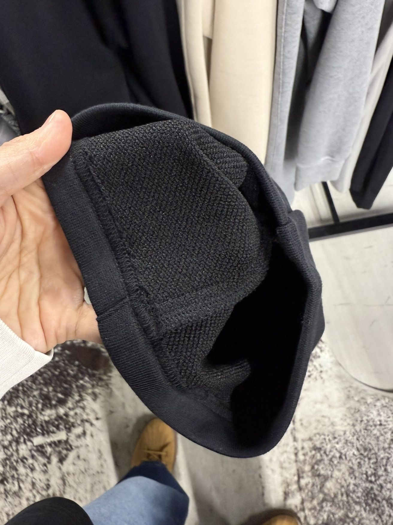 HF URAKE WIDE TUCK PANTS / RC39-ST-016WT / 高機能スウェットワイドタックパンツ / ブラック (1月中旬入荷予定)