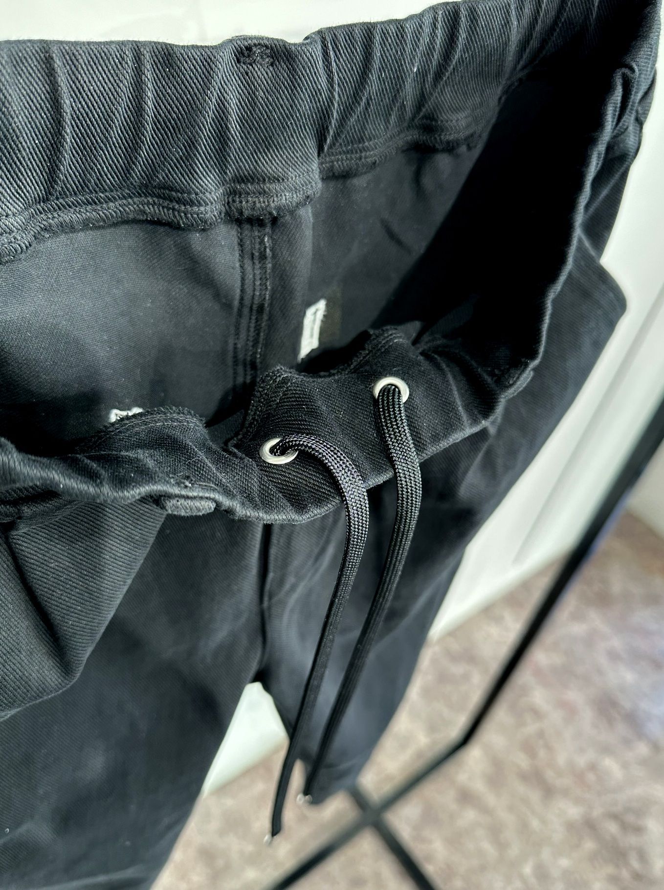 EX DENIM JERSEY WIDE PT / RC35-ST-016WTD / デニムジャージワイドパンツ / ブラック