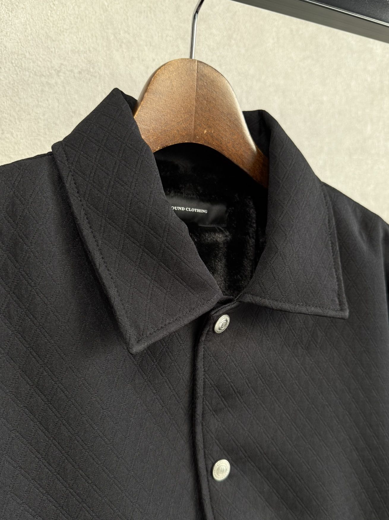 FUR COACH JK / RC38-JK-005 / キルティングファーコーチジャケット / ブラック