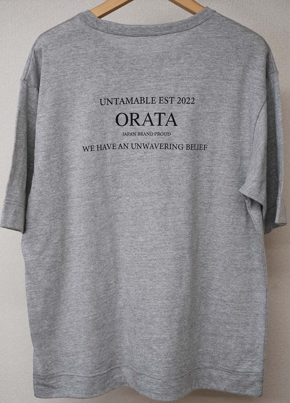 VINTAGE CREW T / OR1-T-003 / プリントTシャツ / グレー (1月中旬入荷予定)