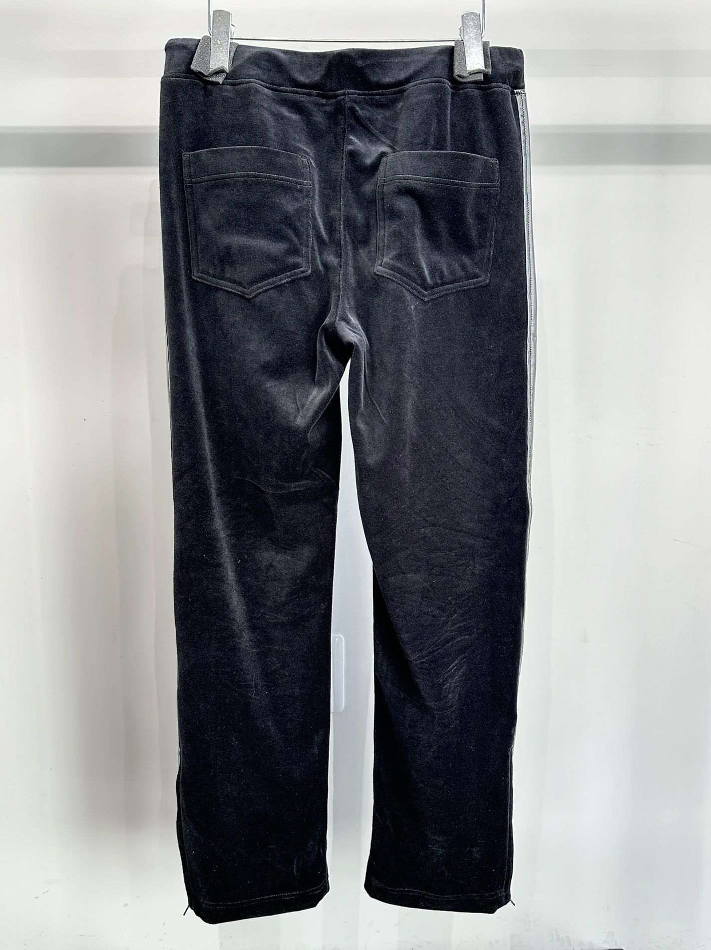 VELOUR SEMI WIDE PT / RC33-ST-008VW / ベロアラインワイドパンツ / ブラック