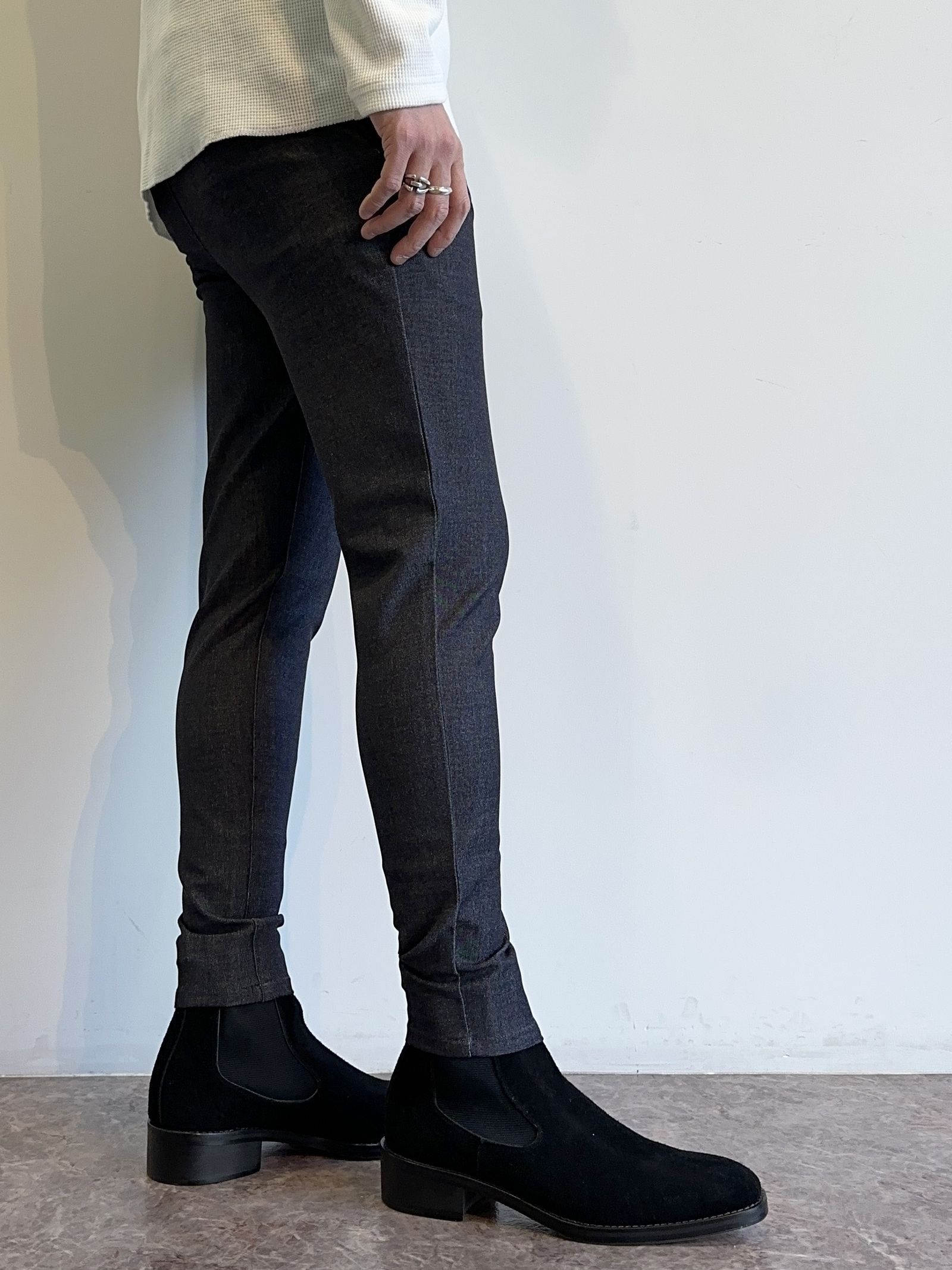 PAT TIGHT EASY PANTS / RC31-ST-037 / ベルト付きイージーパンツ / デニム