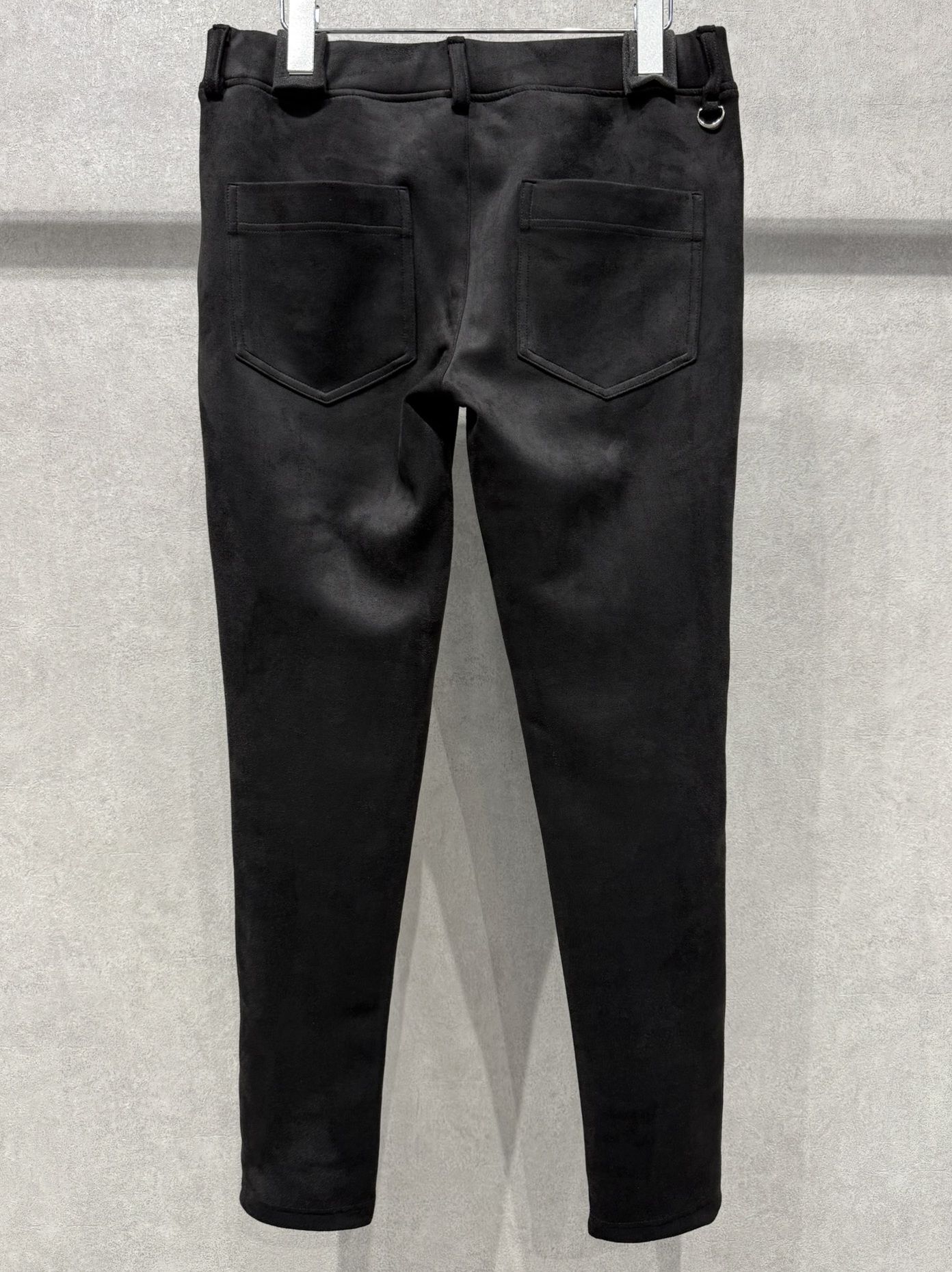 CHRIS EASY SUEDE TUCK  PANTS / RC38-ST-016T / スエードイージータックパンツ / ブラック