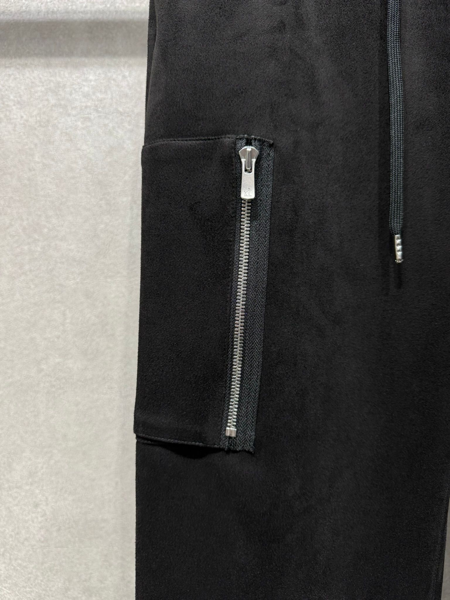 DAVID CARGO PANTS / RC38-ST-040 / スエードワイドカーゴパンツ / ブラック