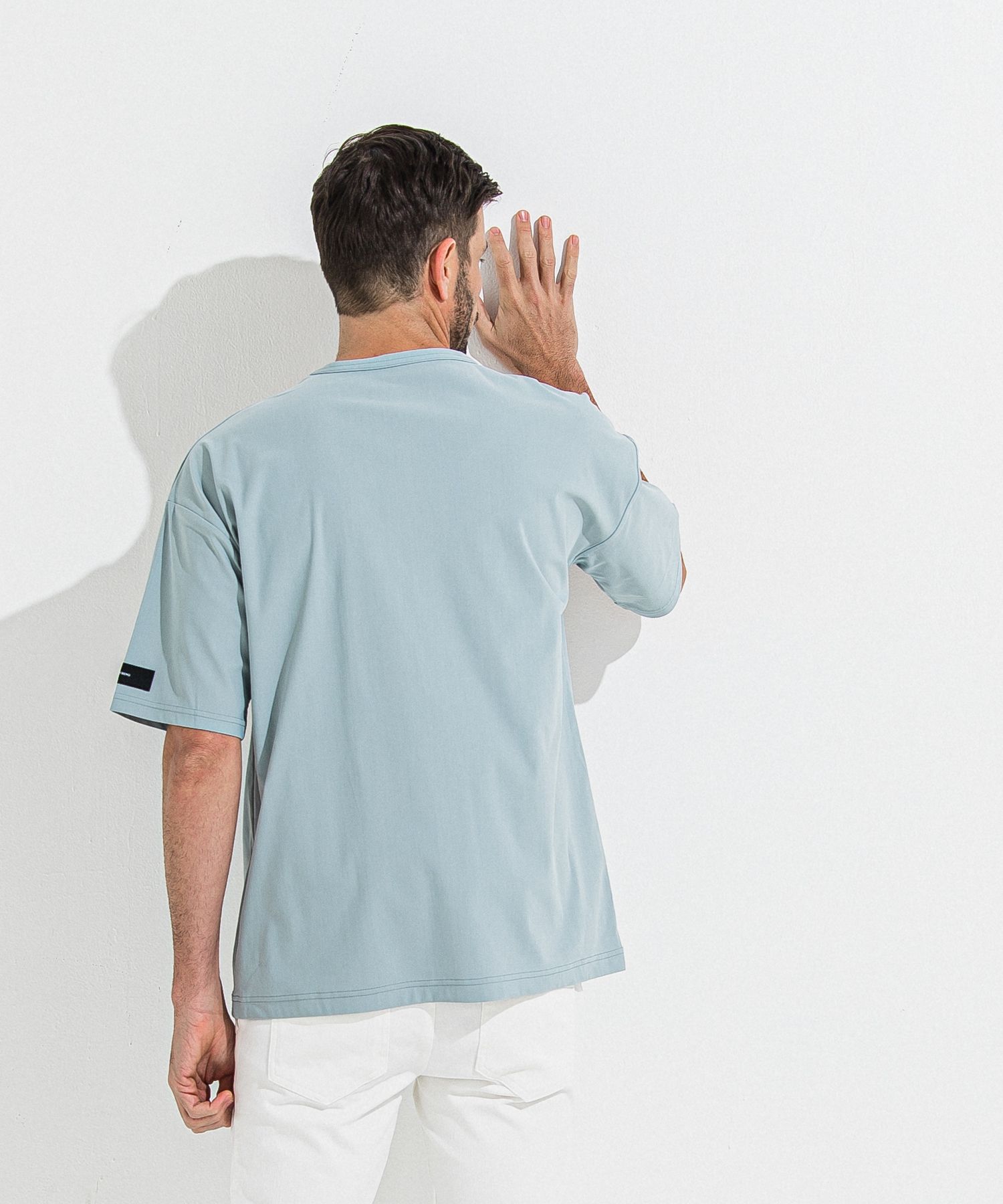 NYLON OVER T / RC36-T-003 / ナイロンビッグTシャツ / アクア
